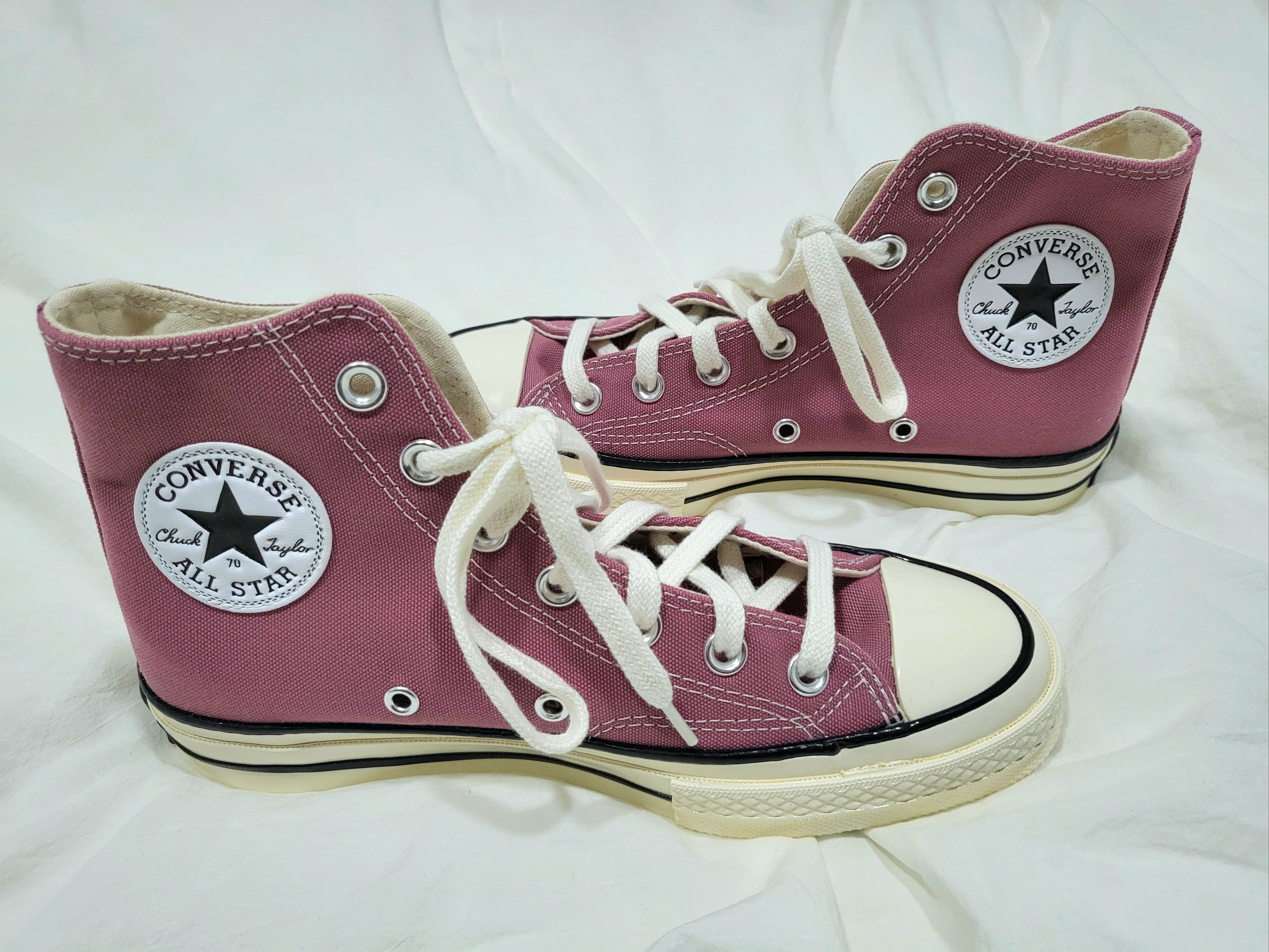 Converse Chuck 70 High Pink Aura 착용 스타일