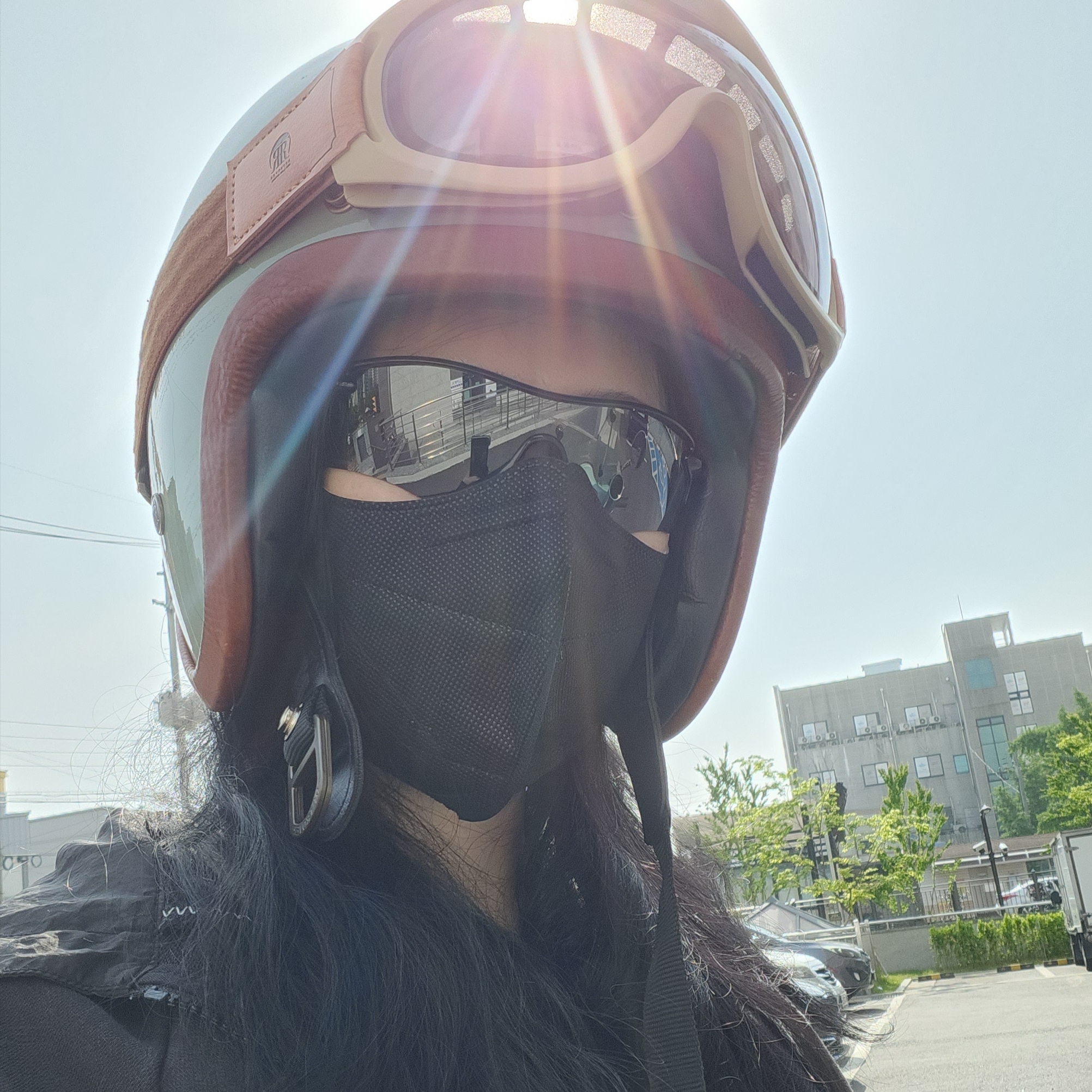 Oakley RadaLock Path Polished Black Frame Prizm Black Lenses Low Bridge Fit 착용 스타일