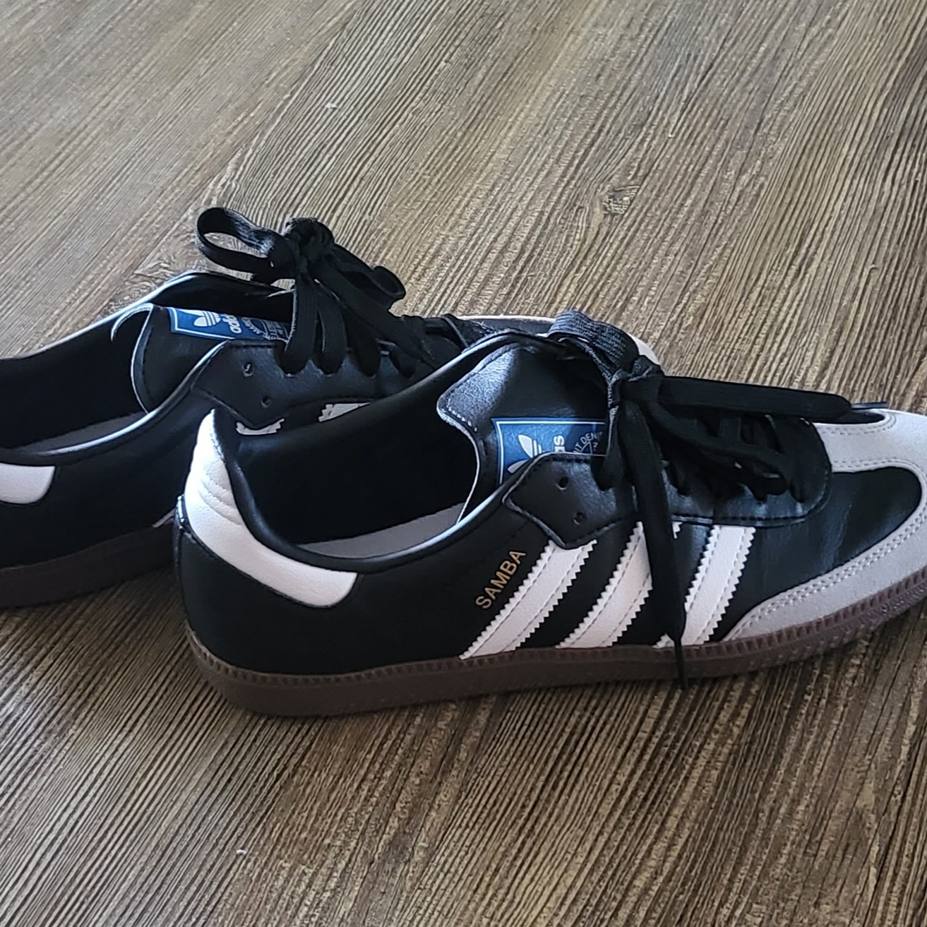 Adidas Samba Vegan Black White 착용 스타일