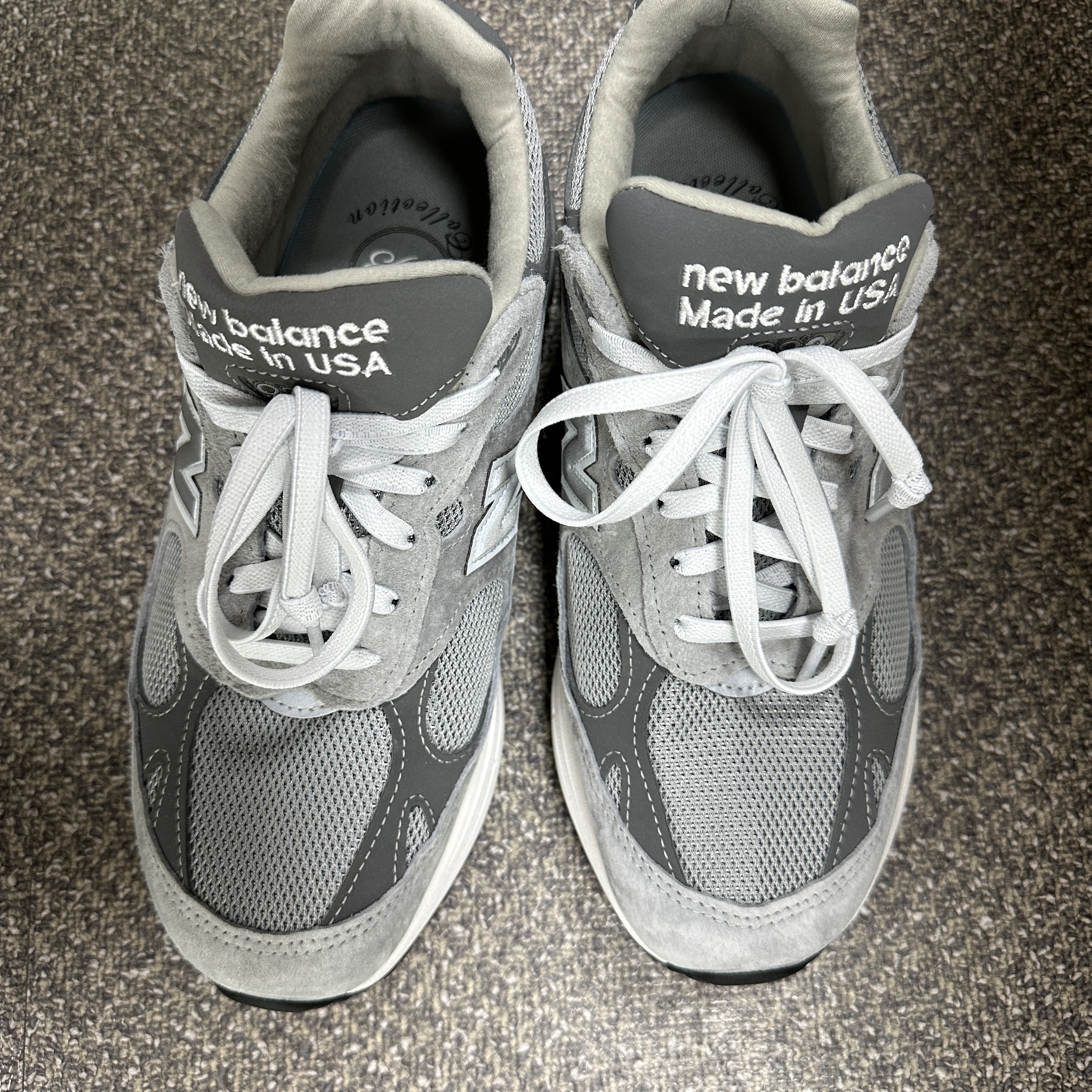 New Balance 993 Made in USA Grey - 2E Wide 착용 스타일