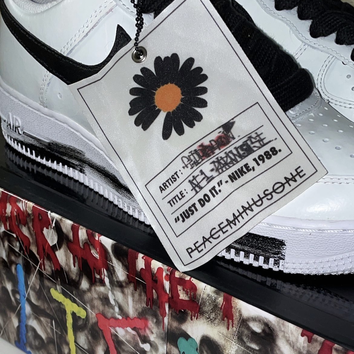 Nike x Peaceminusone Air Force 1 Low Para-Noise 2.0 착용 스타일