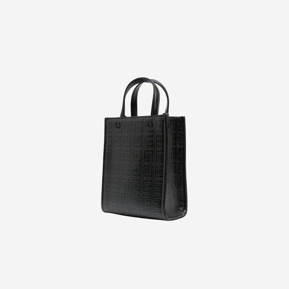 Givenchy Mini G Tote Vertical Shopping Bag in 4G Coated Canvas Black 상세 이미지 2