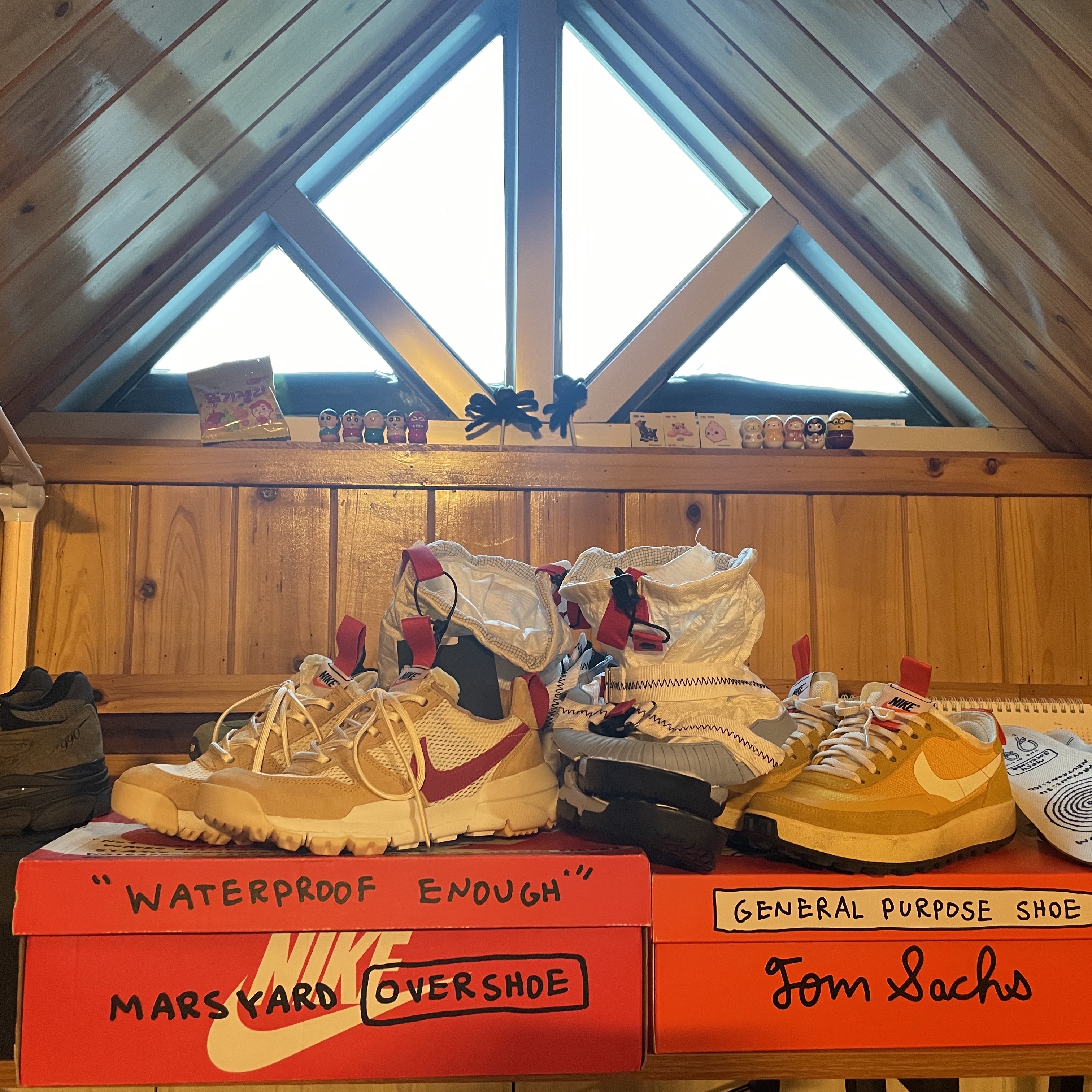 Nike x Tom Sachs Mars Yard Overshoe 3.0, Nike x Tom Sachs General Purpose Shoe Archive 착용 스타일