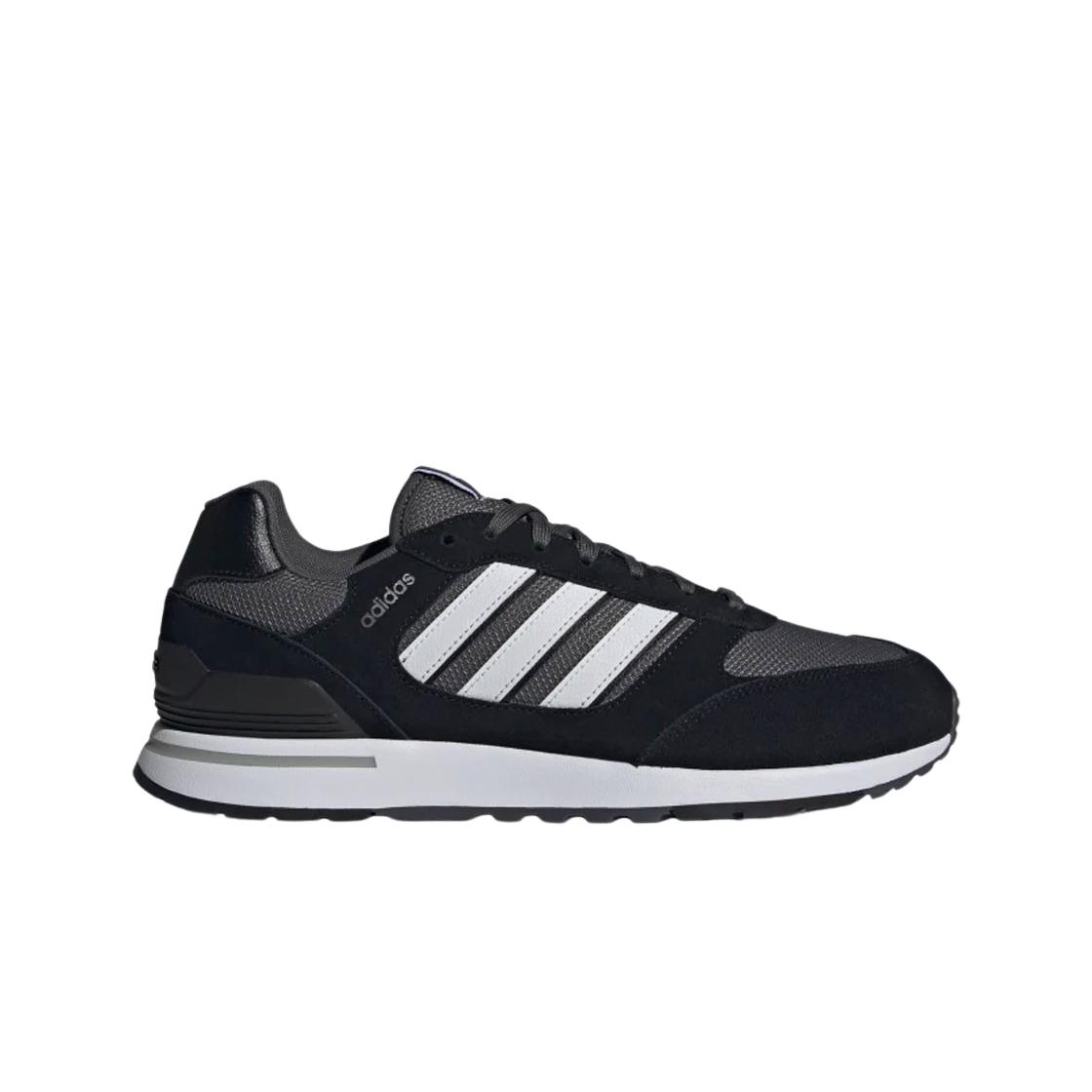 아디다스 런 80s 코어 블랙 클라우드 화이트(Adidas Run 80s Core Black Cloud White) - 1