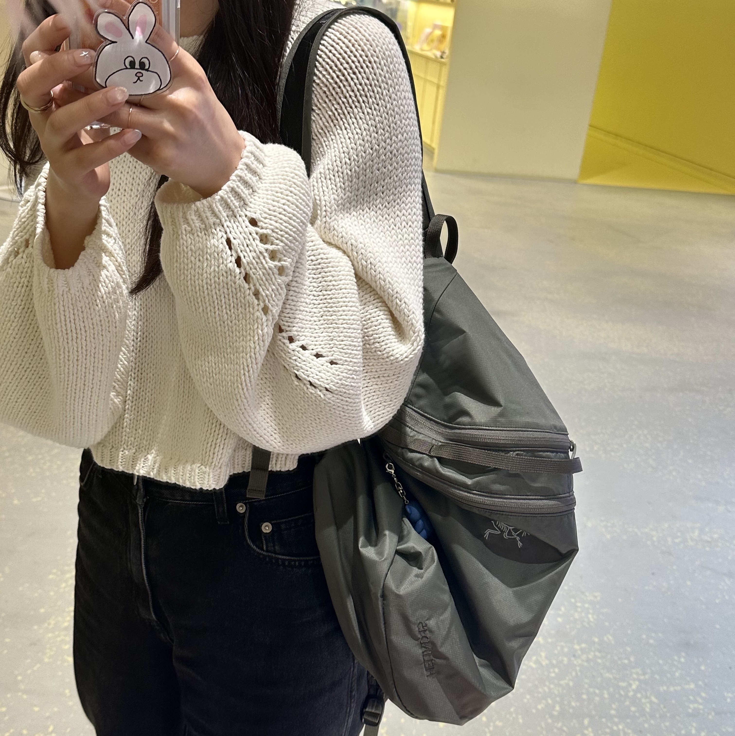 Arc'teryx Heliad 15 Backpack Forage 착용 스타일
