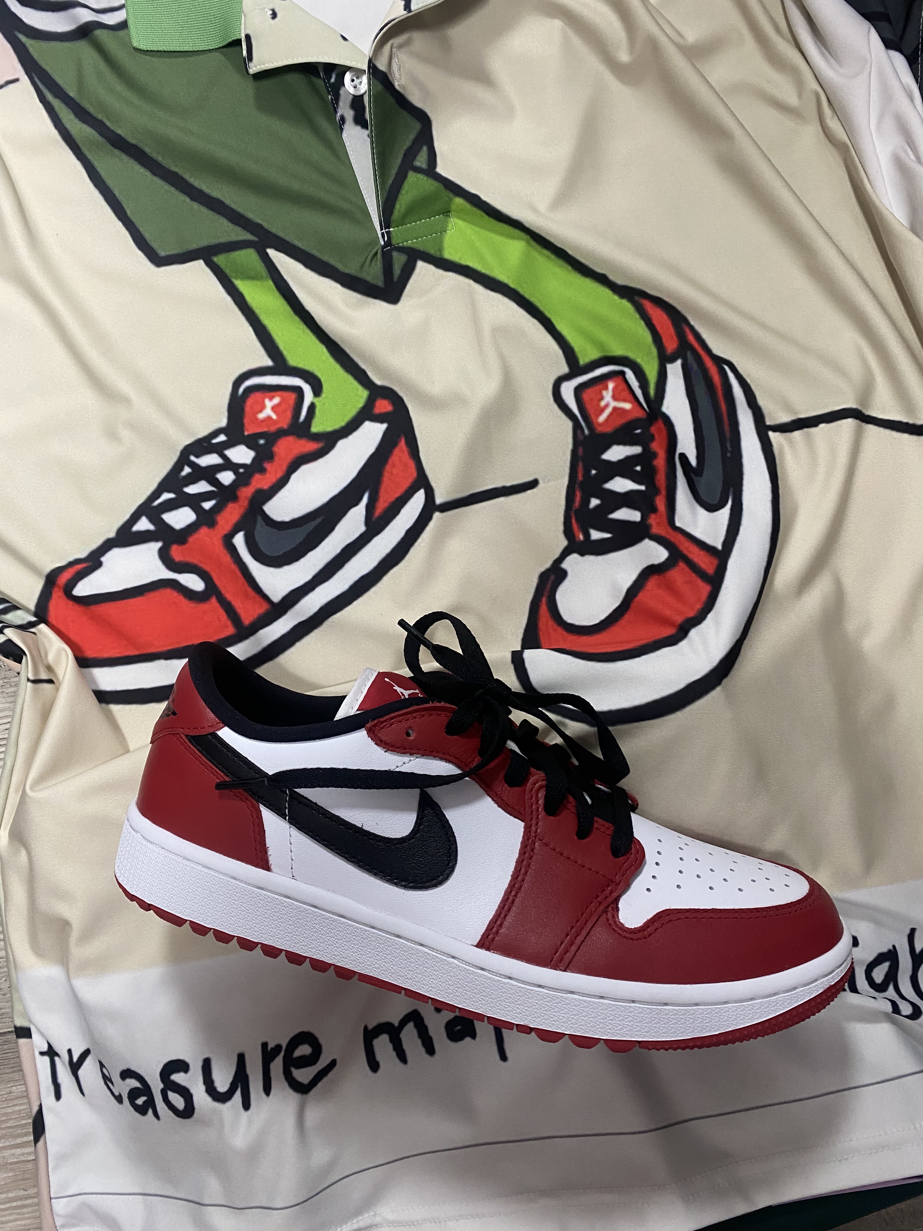 Jordan 1 Low Golf Chicago 착용 스타일