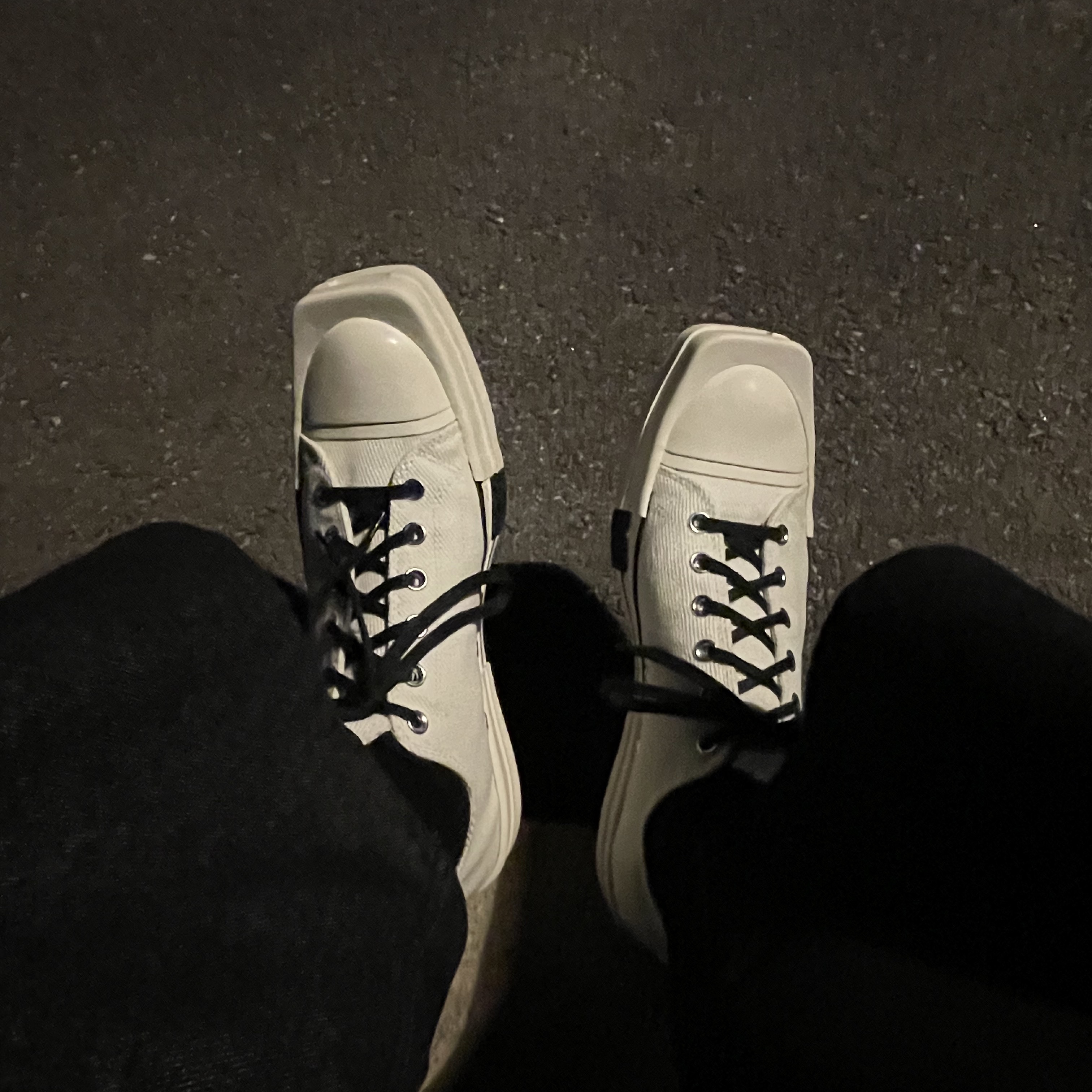 Converse x Drkshdw Turbodrk Chuck 70 Ox Lilly White 착용 스타일