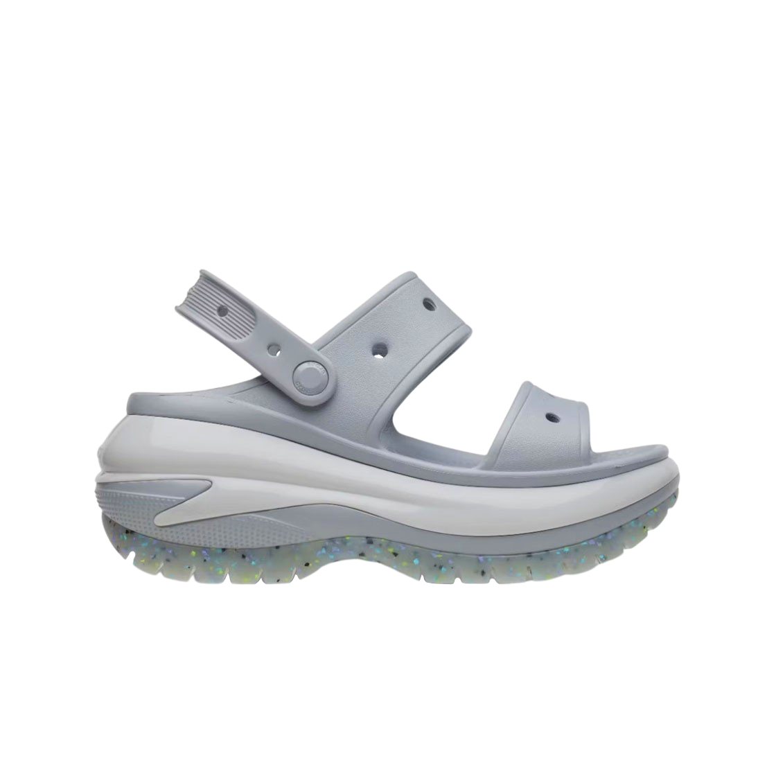 Crocs Classic Mega Crush Sandal Light Grey 상세 이미지 1