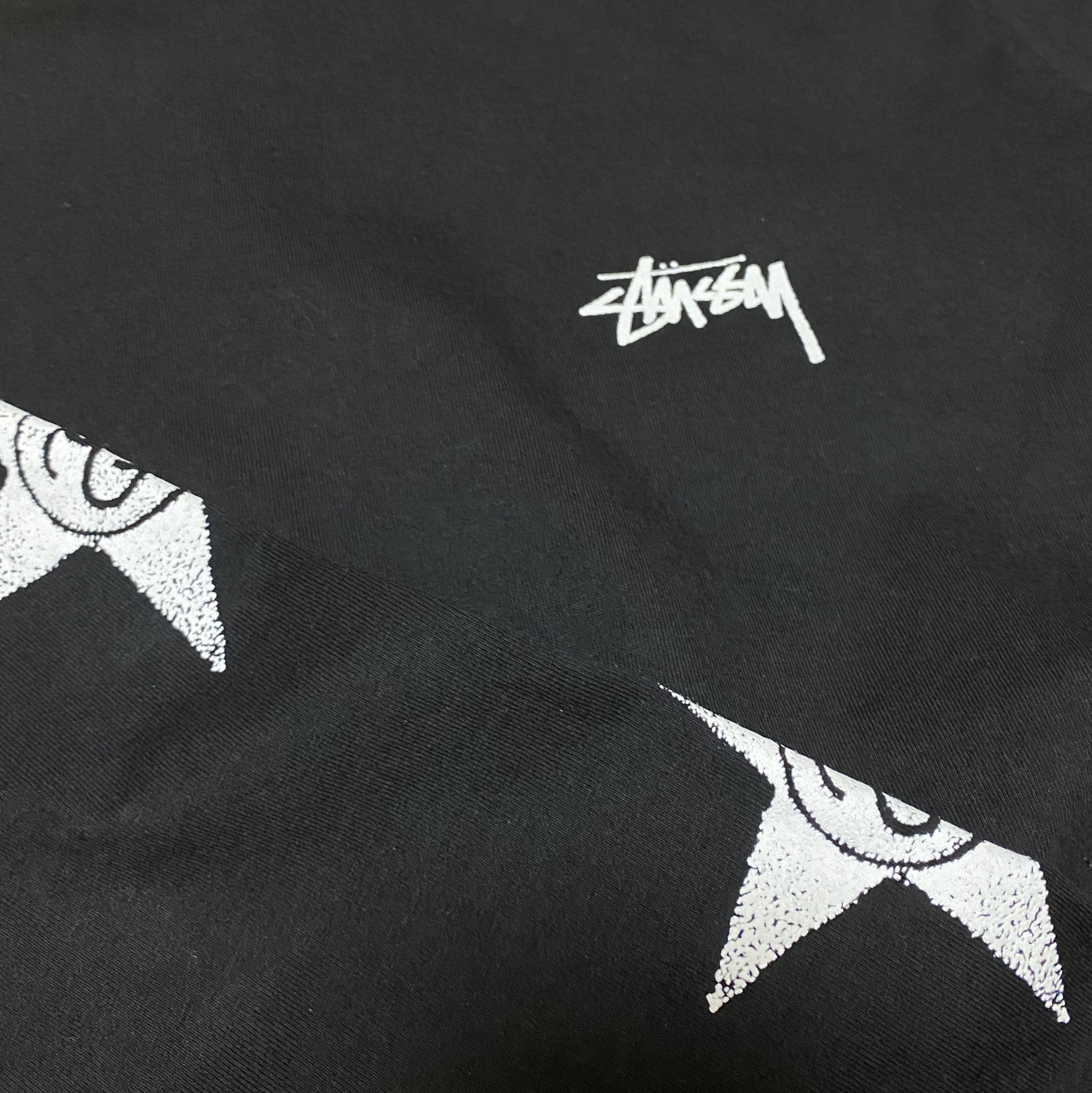 Stussy Stars LS T-Shirt Black 착용 스타일