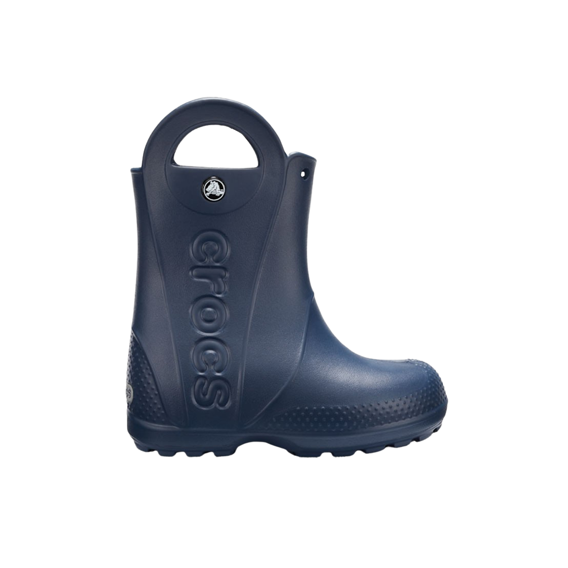 (키즈) 크록스 핸들 잇 레인 부츠 네이비((Kids) Crocs Handle It Rain Boot Navy) - 1
