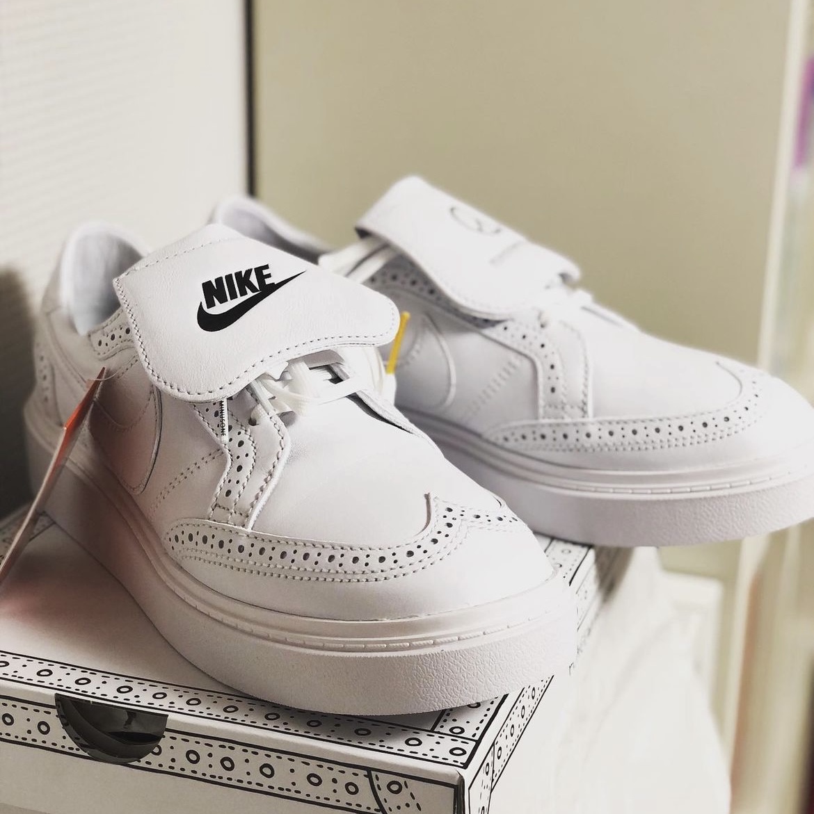 Nike x Peaceminusone Kwondo1 White 착용 스타일