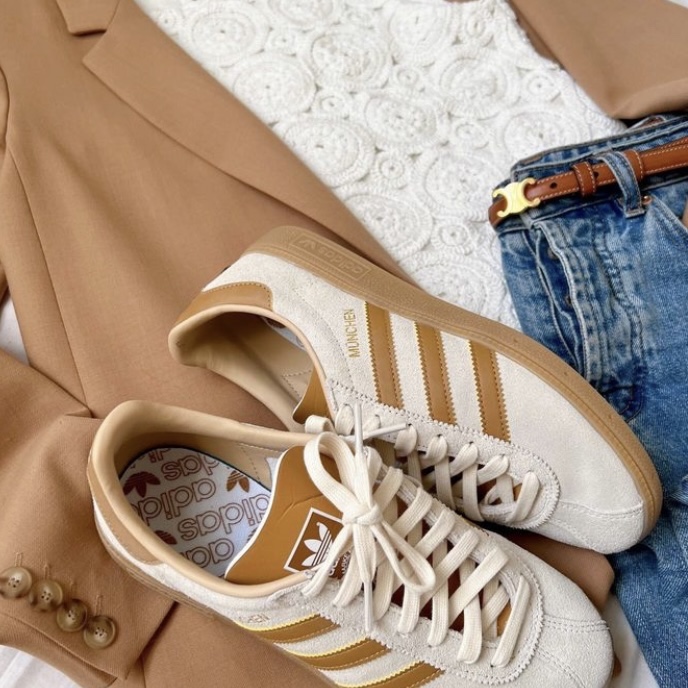 Adidas City Series Munchen Cream White Mesa 착용 스타일