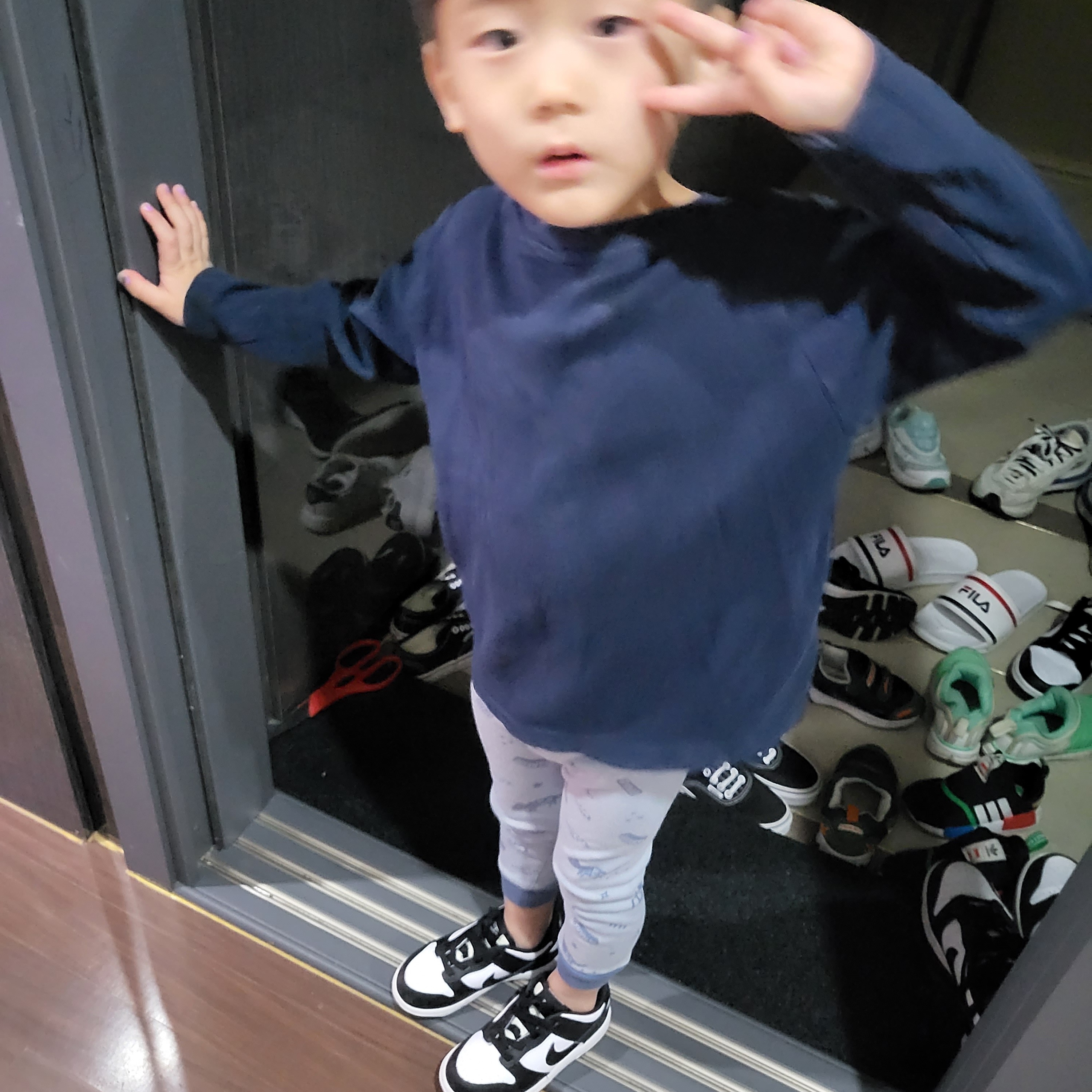 (TD) Nike Dunk Low Black 착용 스타일