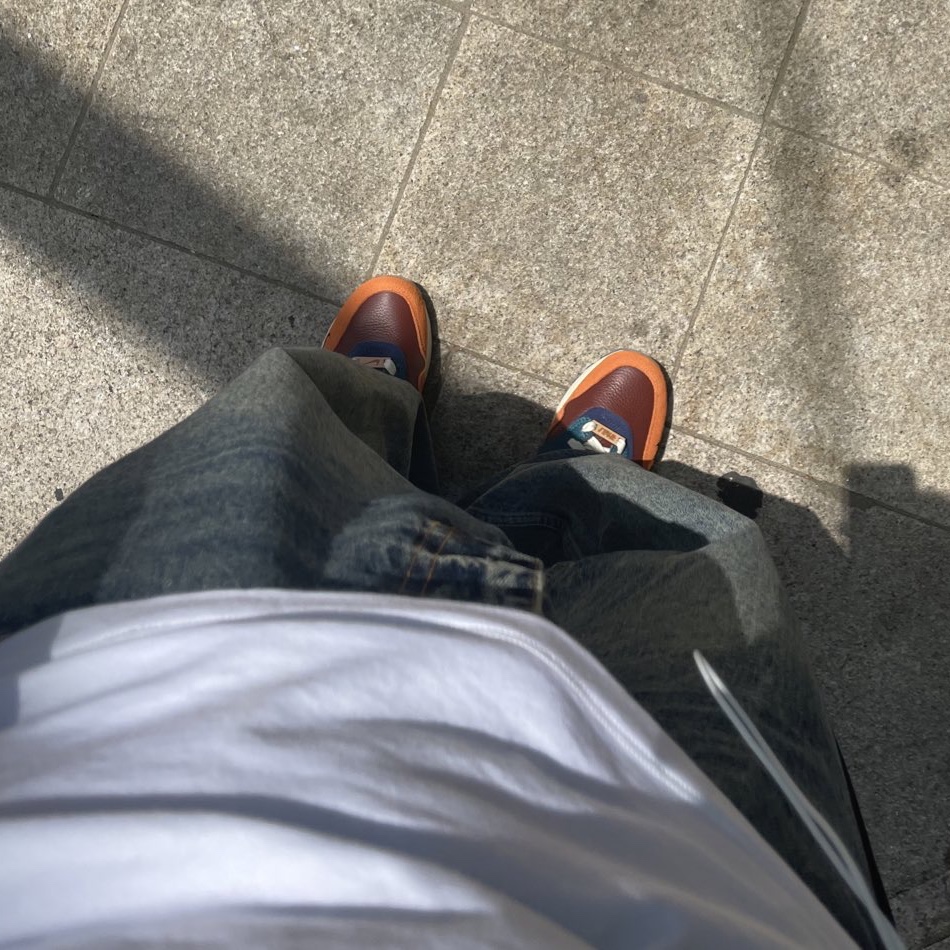Nike x Kasina Air Max 1 SP Won-Ang Orange 착용 스타일