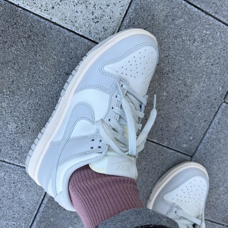 (W) Nike Dunk Low Light Bone 착용 스타일