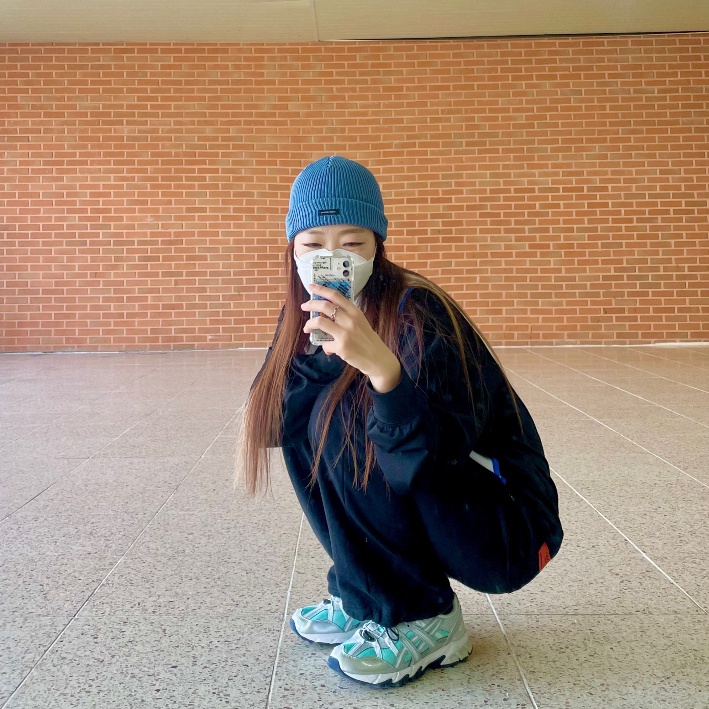 (W) Asics x Matin Kim Gel-Sonoma 15-50 Oasis Green Pure Silver 착용 스타일 - 2