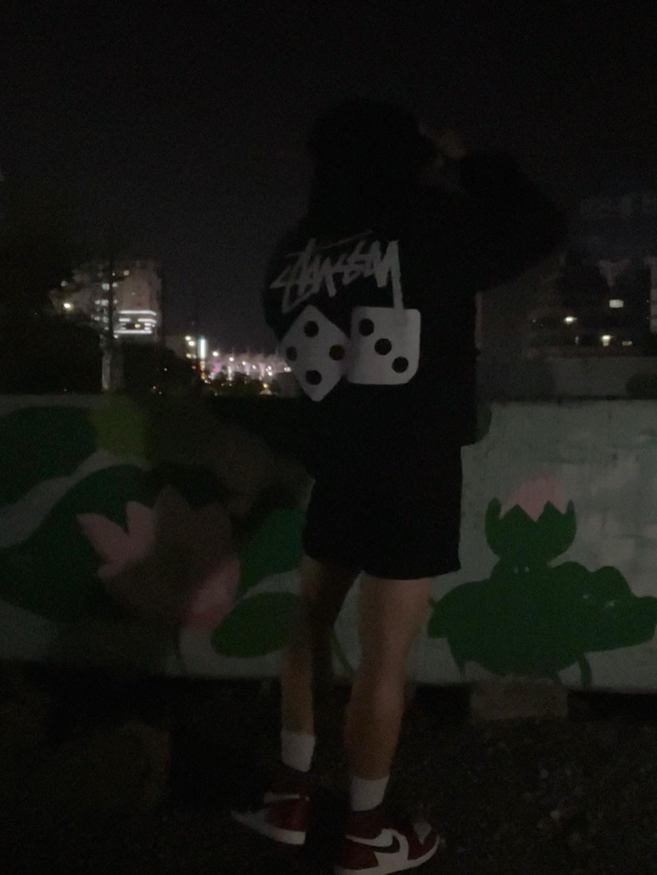 Stussy Dice Pigment Dyed Hoodie Black, Jordan 1 Retro High OG Chicago 2022 착용 스타일 - 2