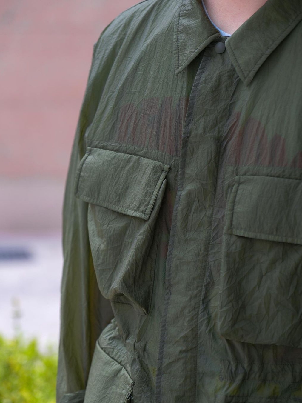 Rootfinder Maneuver Jacket Deep Green 착용 스타일 - 2