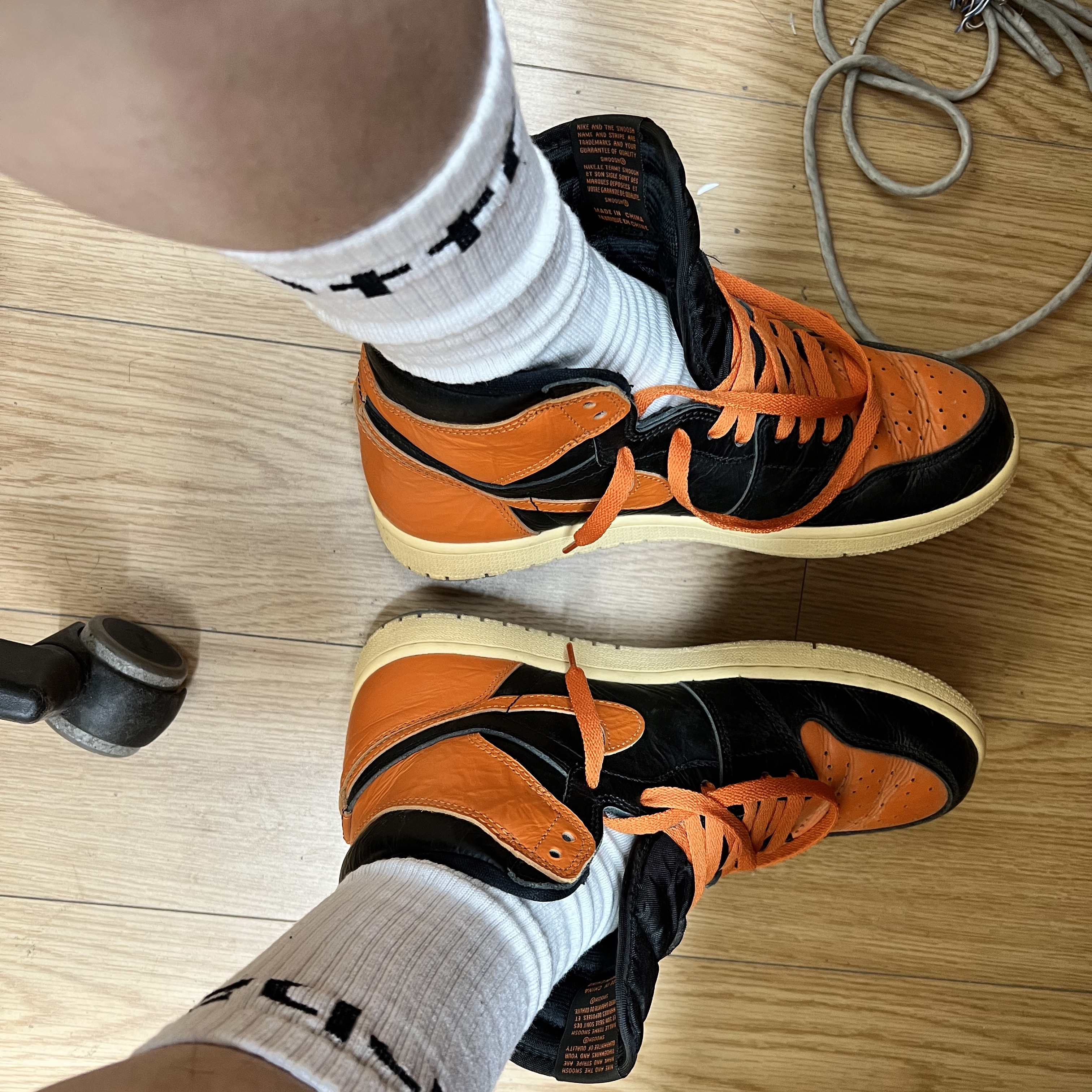 Jordan 1 Retro High Shattered Backboard 3.0 착용 스타일