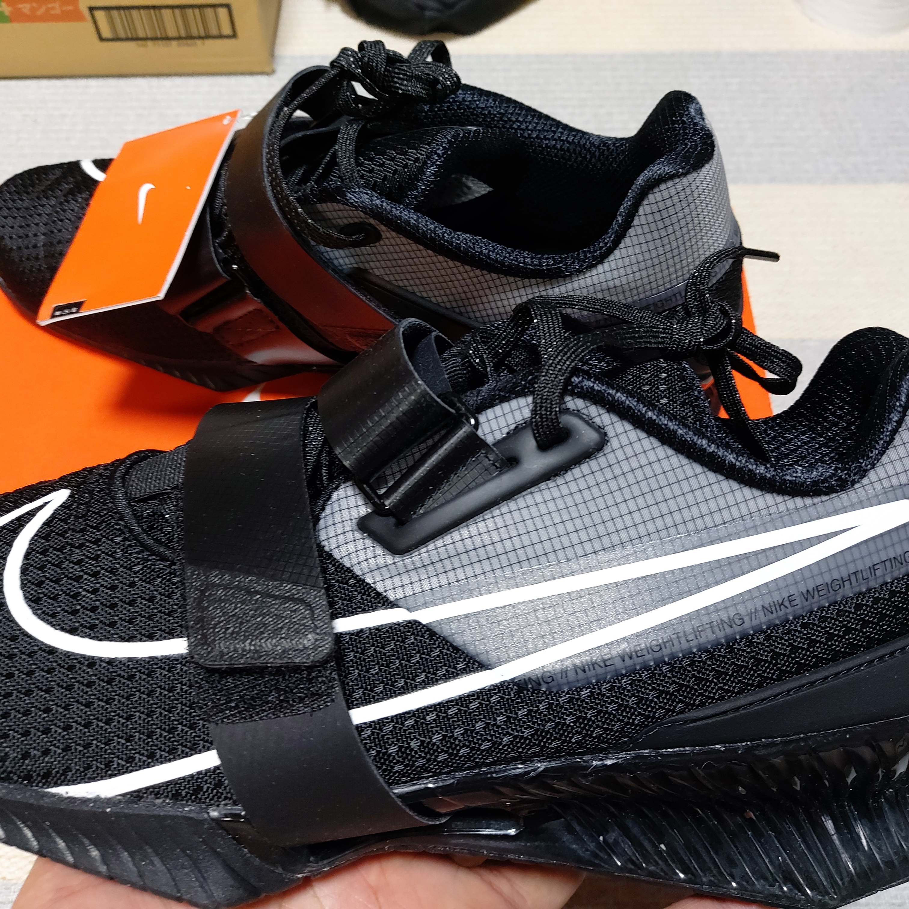 Nike Romaleos 4 Black White 착용 스타일 - 1