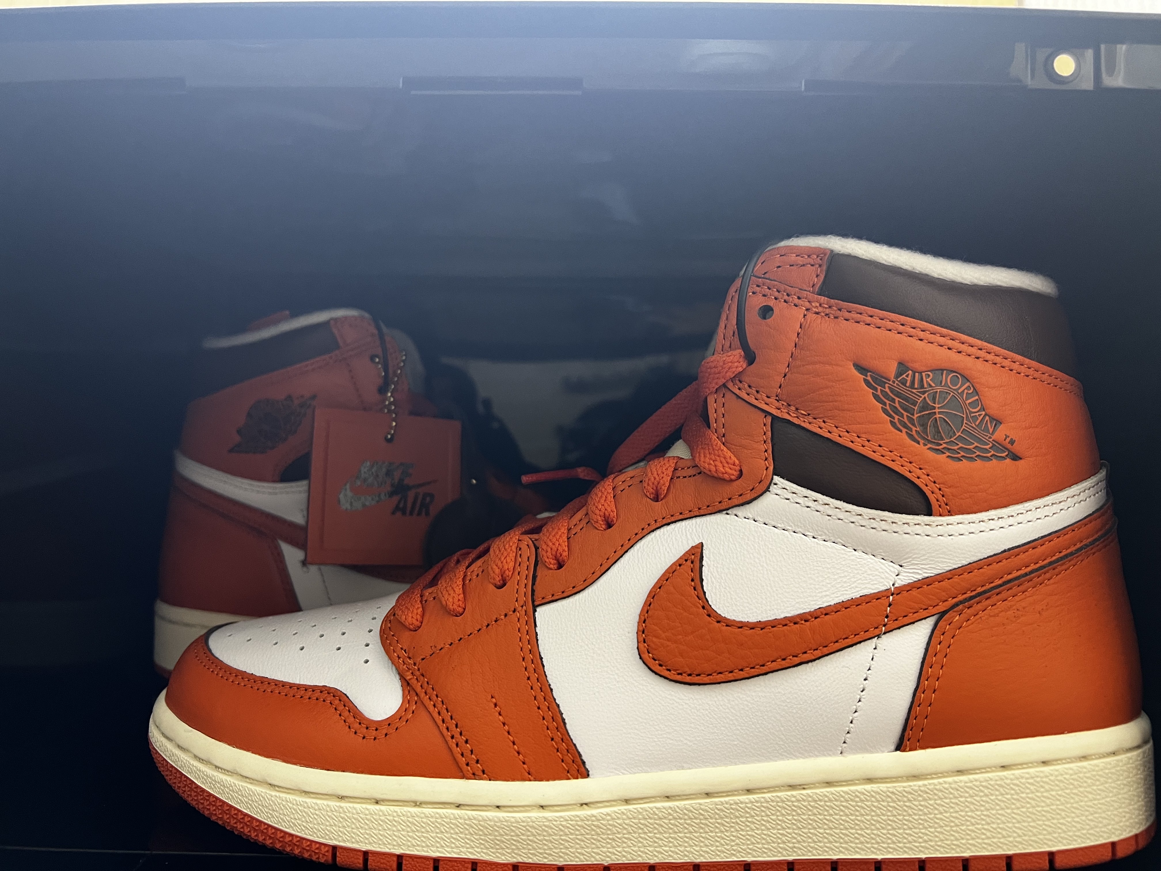 (W) Jordan 1 Retro High OG Starfish 착용 스타일