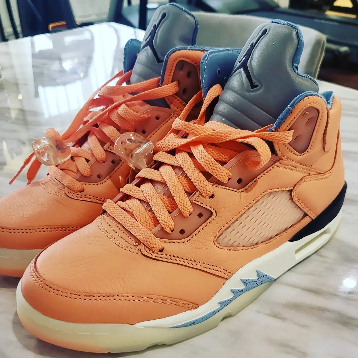Jordan 5 x DJ Khaled Retro SP Crimsson Bliss 착용 스타일