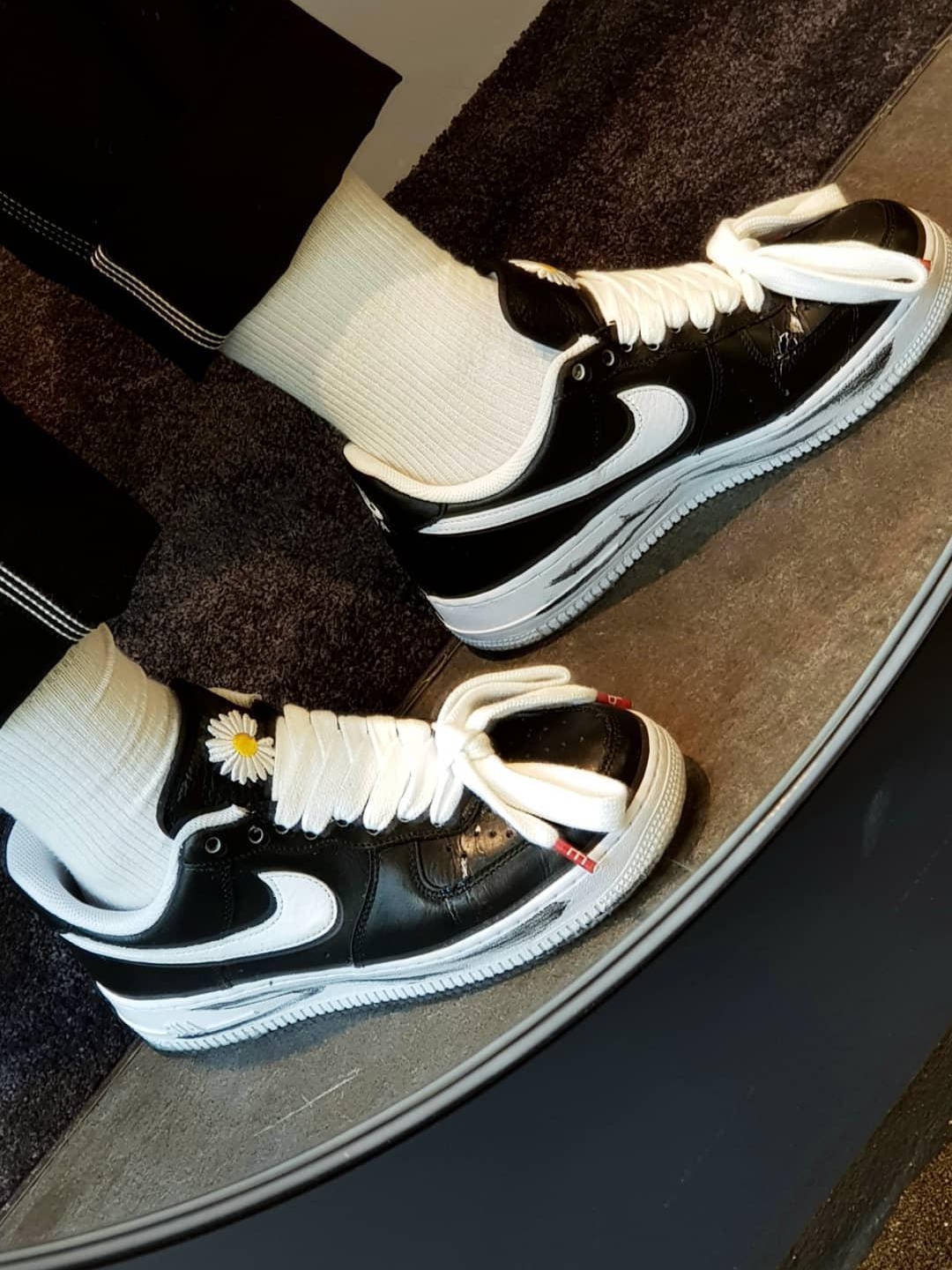 Nike x Peaceminusone Air Force 1 Low Para-Noise 착용 스타일