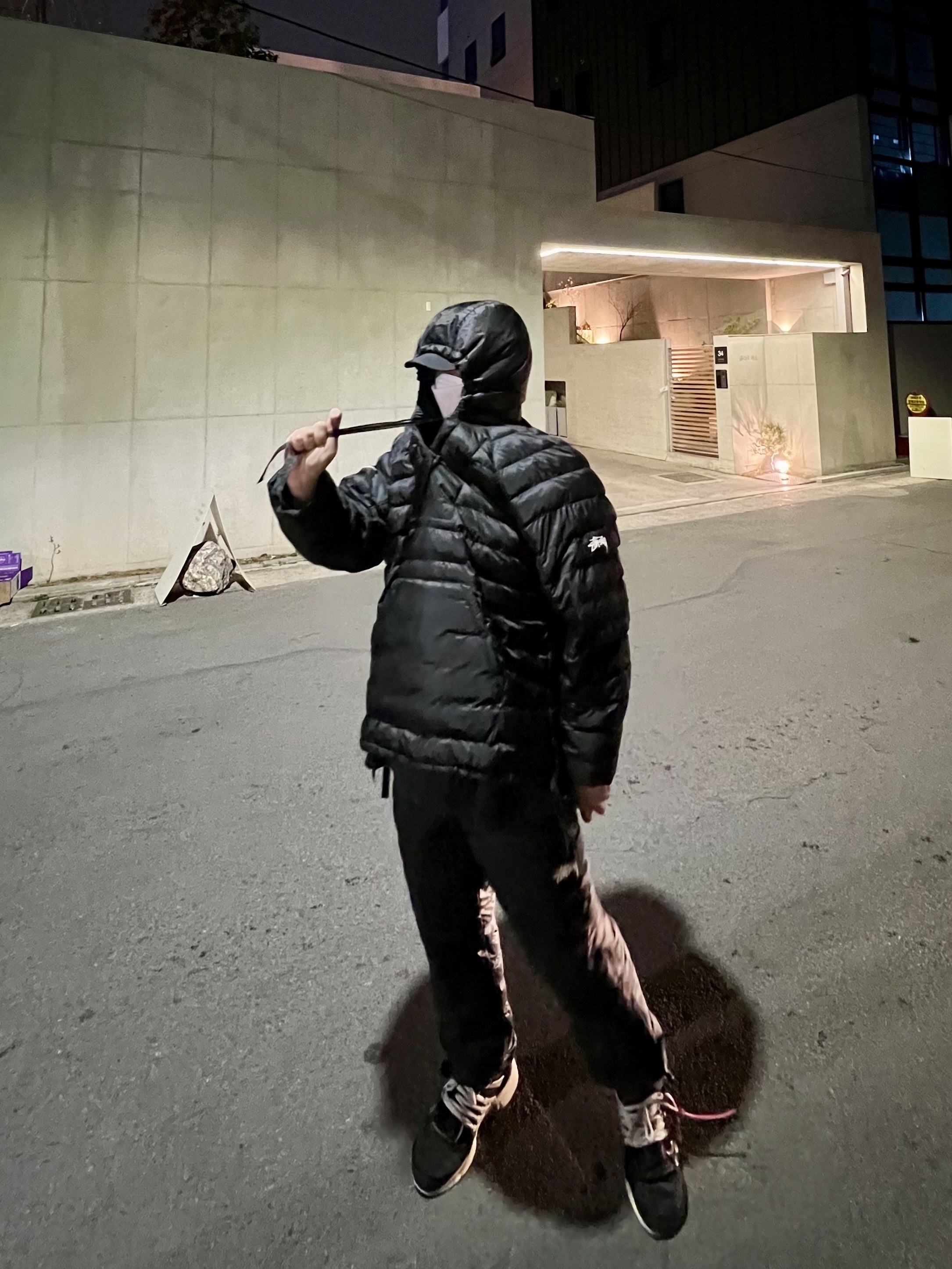 Nike x Stussy Insultd Jacket Black - US/EU, Nike x Stussy Insultd Pants Black - US/EU 착용 스타일