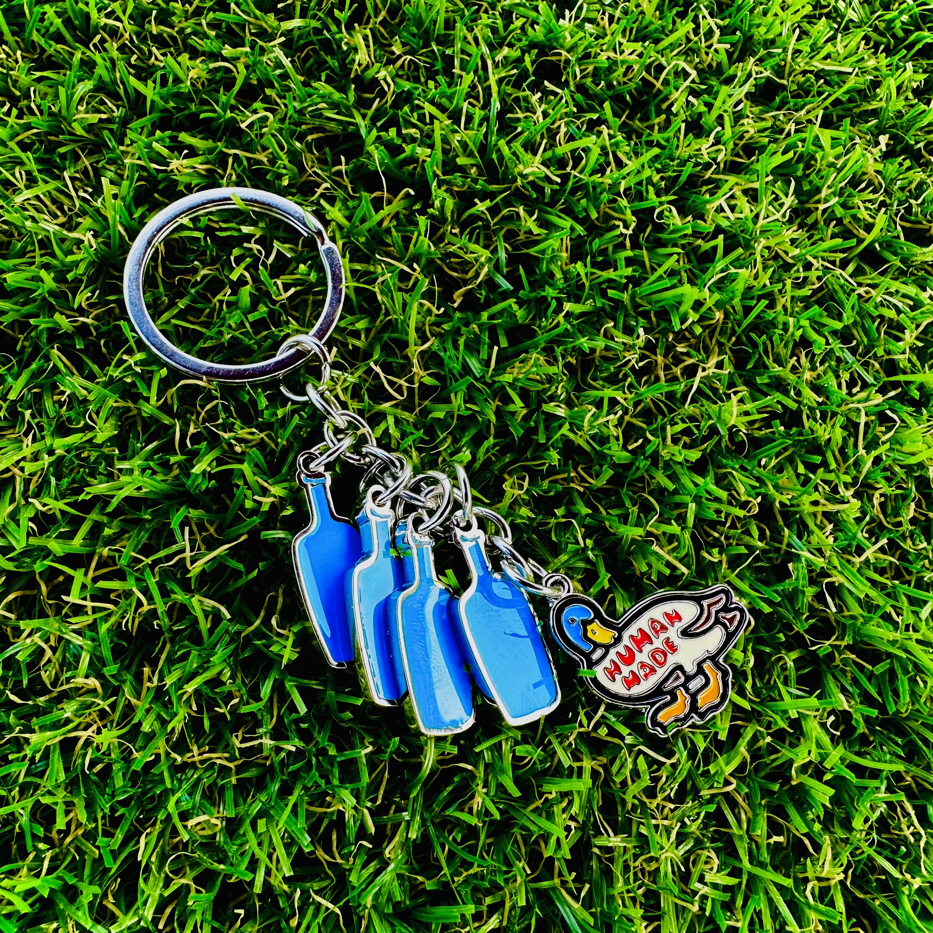 Human Made x Blue Bottle Coffee Keycharm Blue, Supreme Tamagotchi Black - 23SS 착용 스타일 - 2