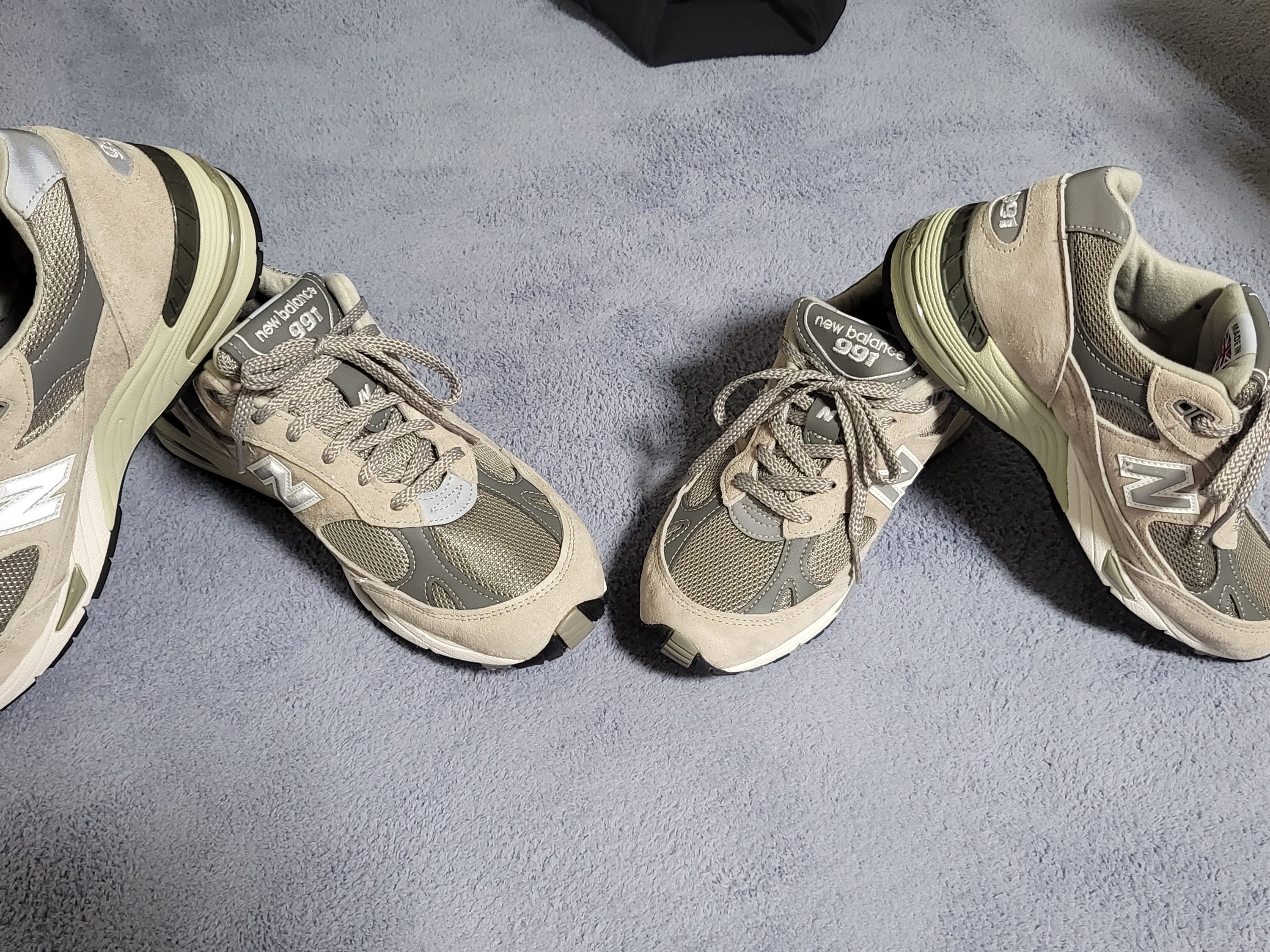 New Balance 991 Made in UK Grey, (W) New Balance 991 Made in UK Grey 착용 스타일