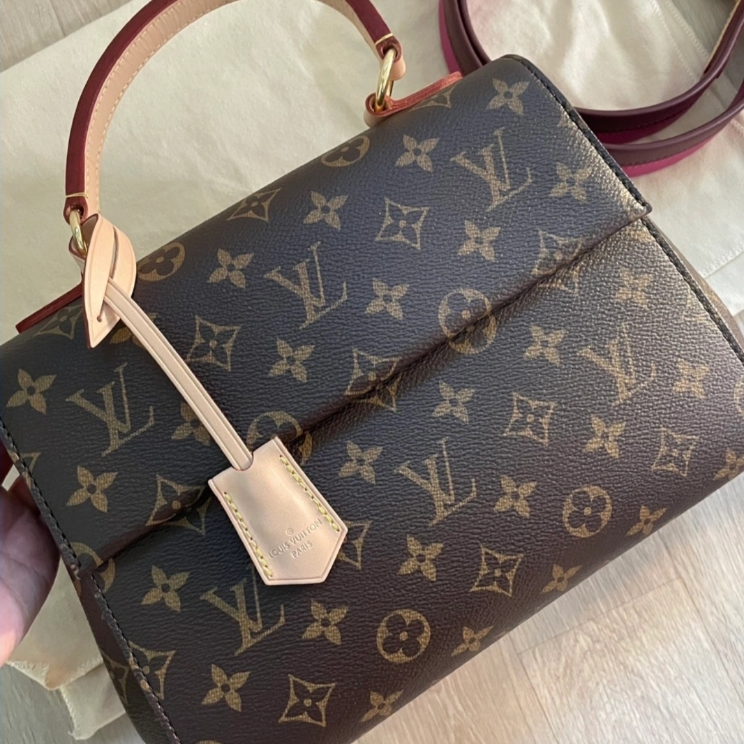 Louis Vuitton Cluny Mini Monogram 착용 스타일