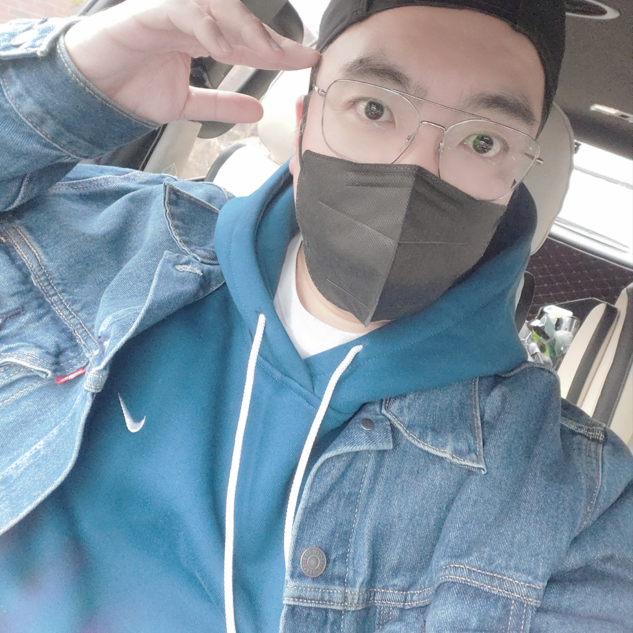 Nike NRG Solo Swoosh Fleece Hoodie Valerian Blue - US/EU 착용 스타일