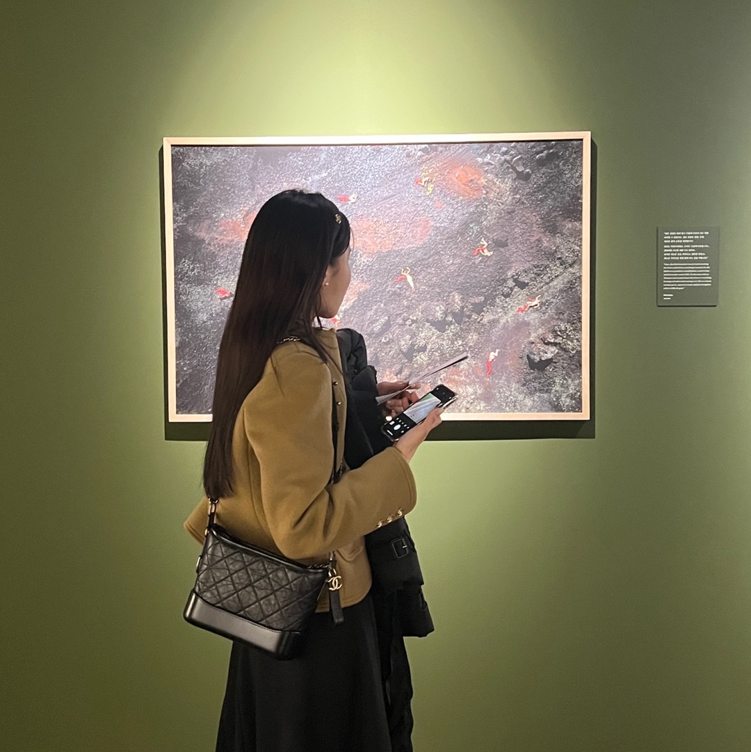 샤넬 가브리엘 스몰 호보백 빈티지 카프스킨 & 골드 메탈 블랙 착용 스타일