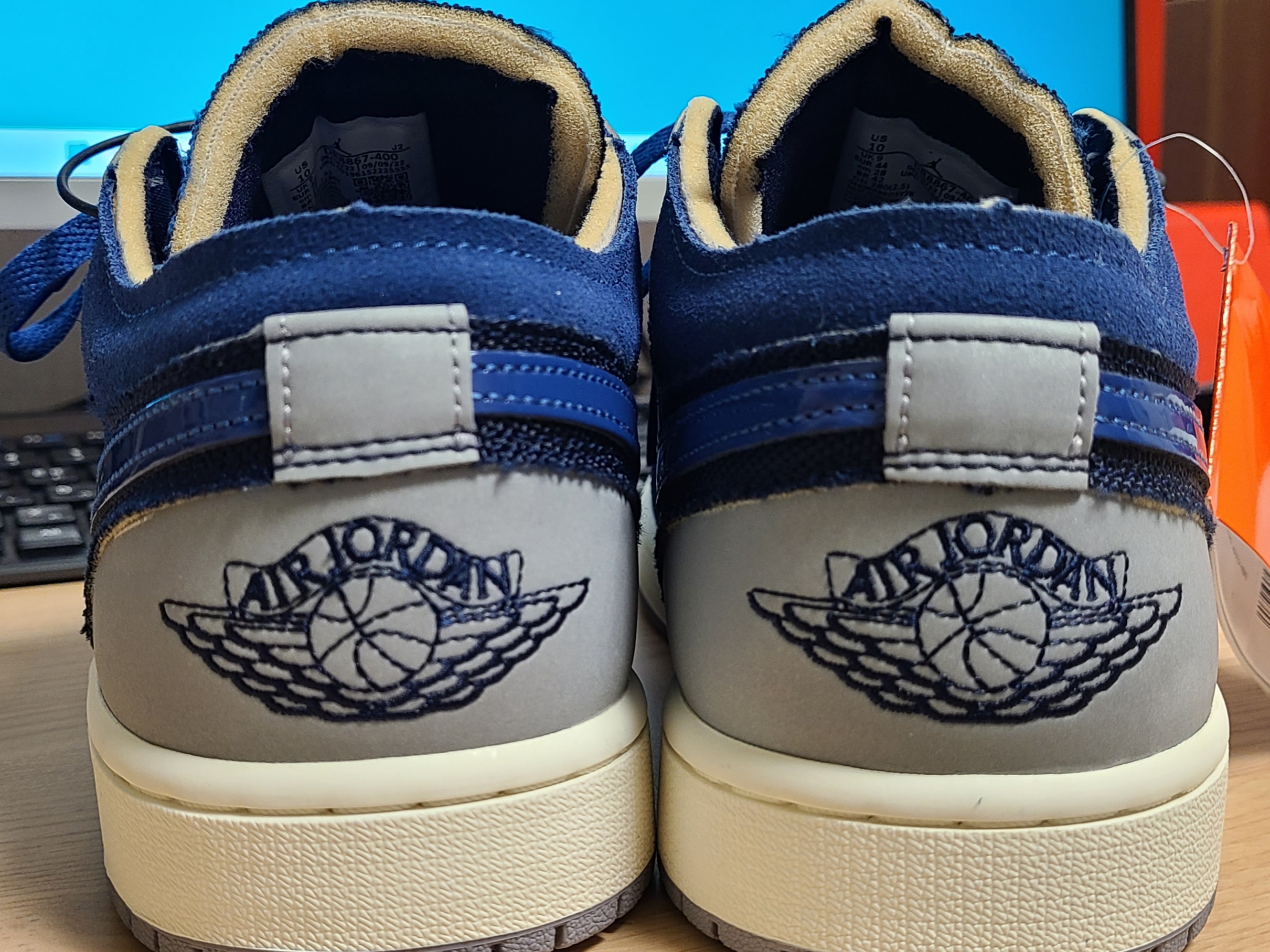 Jordan 1 Low SE Craft Obsidian 착용 스타일 - 2