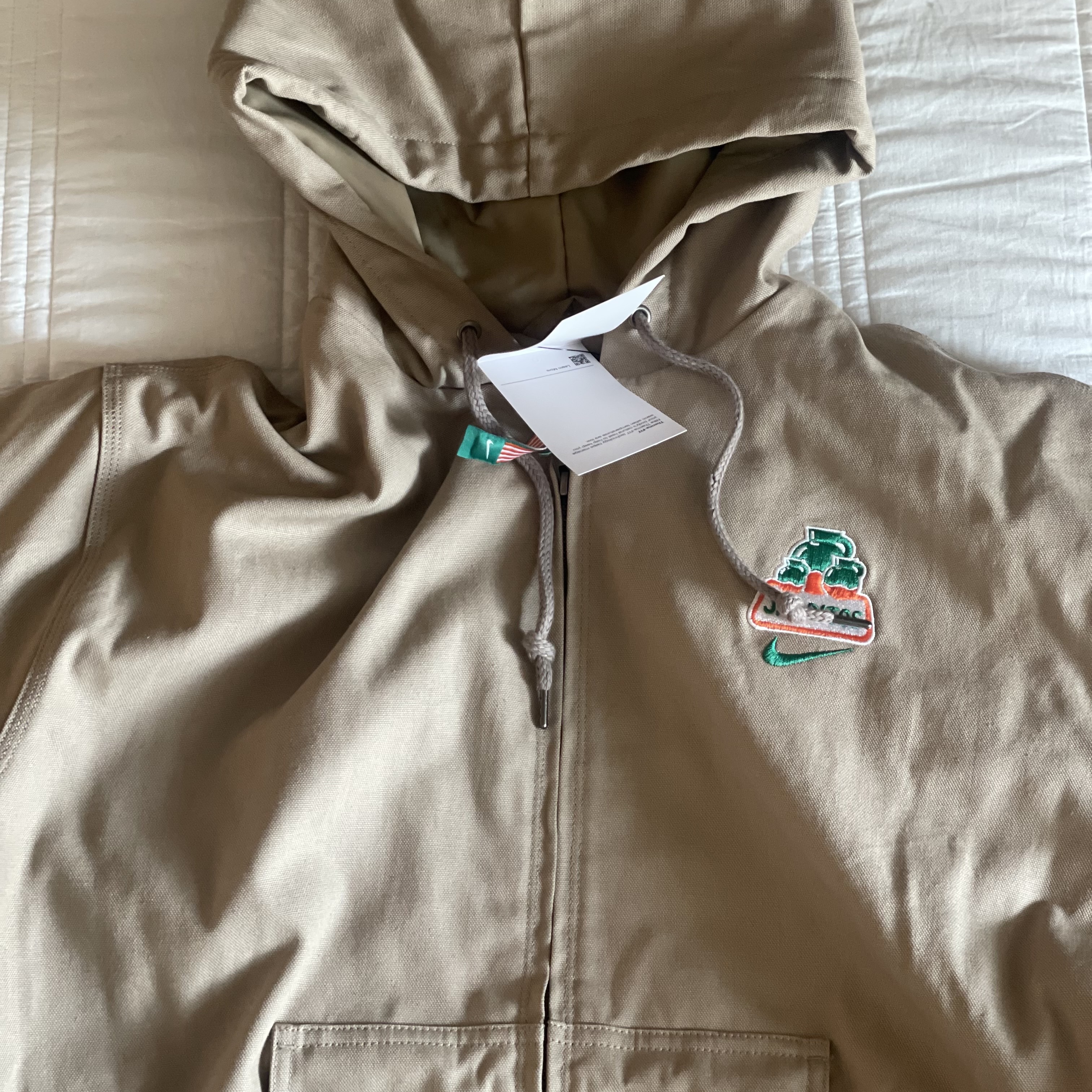 Nike x Jarritos SB Padded Skate Jacket Khaki - Asia 착용 스타일 - 1