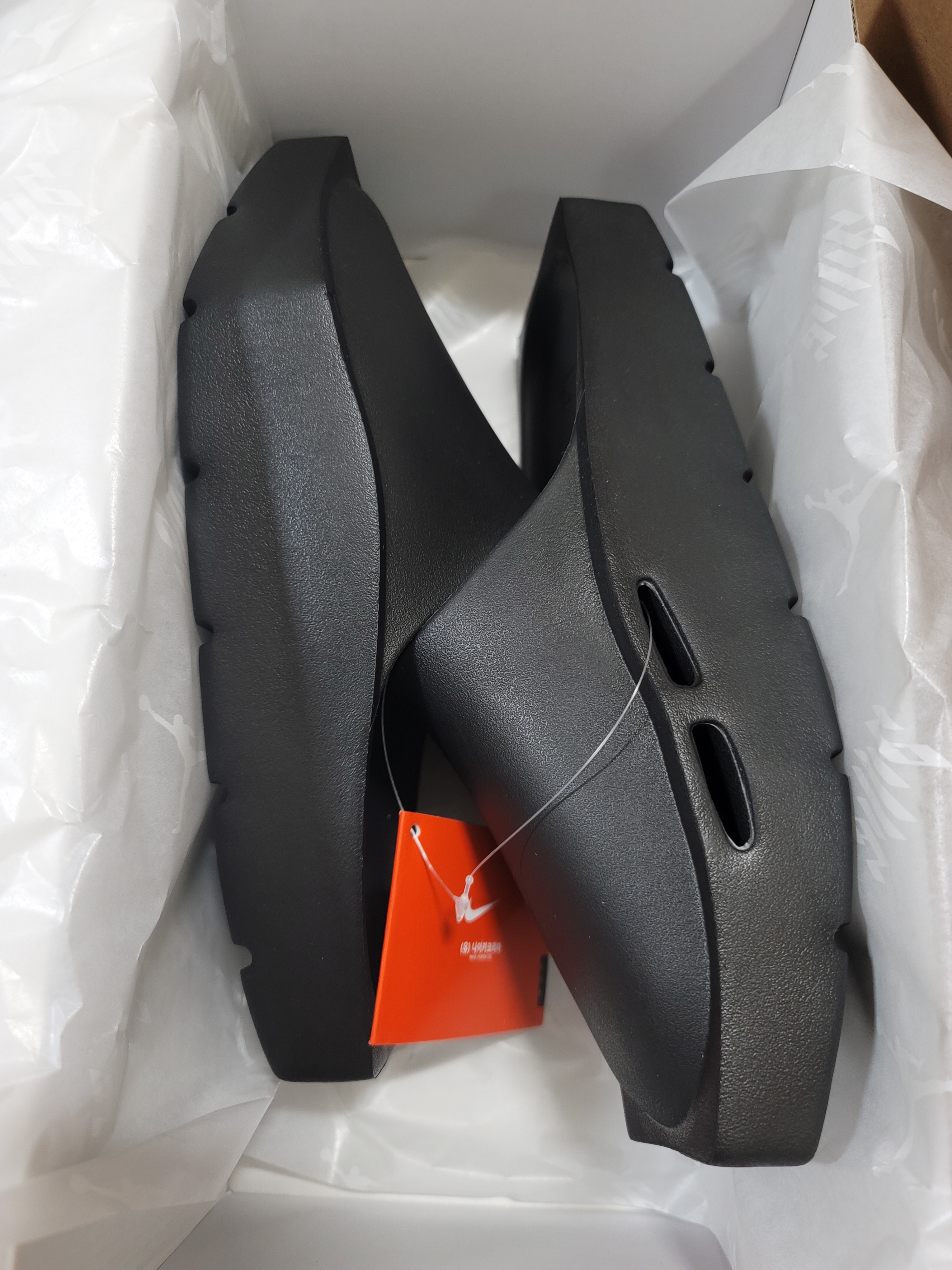(W) Jordan Hex Mule SP Black 착용 스타일