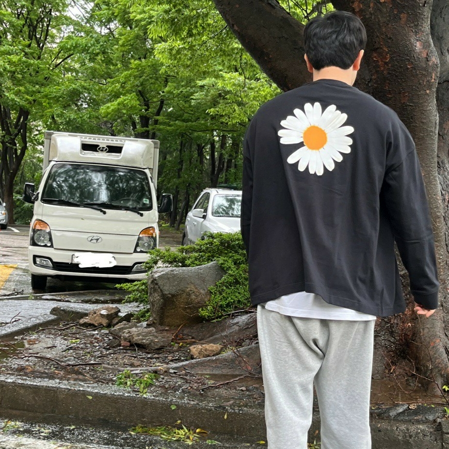 Nike x Peaceminusone LS T-Shirt Black (DR0098-010) 착용 스타일