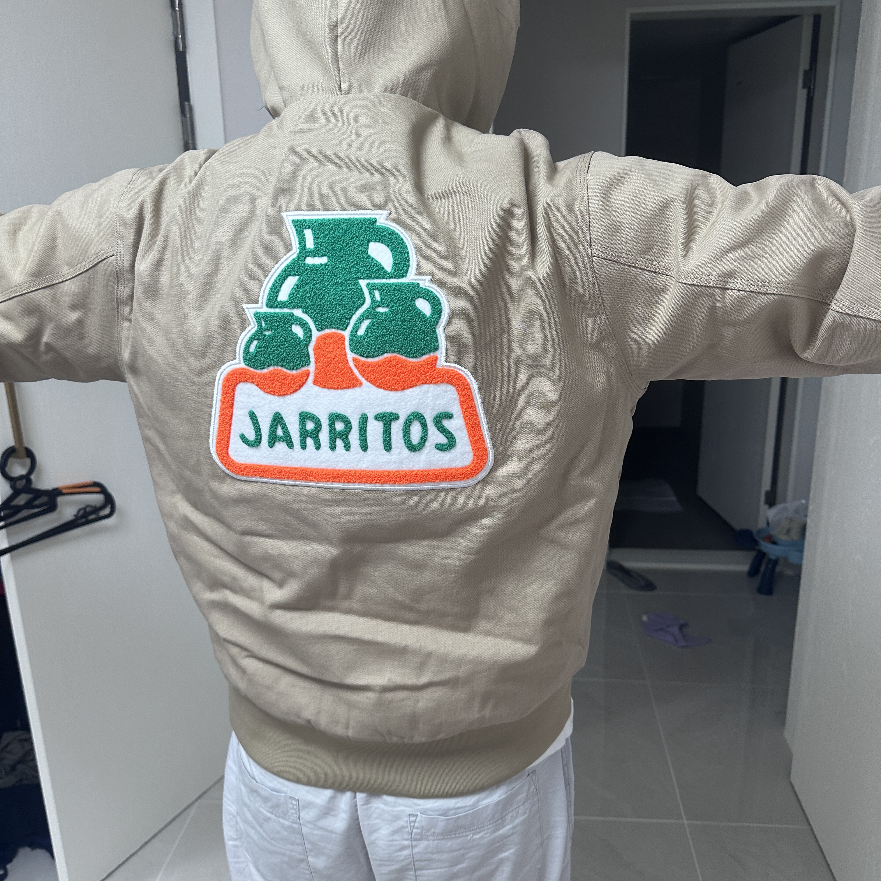 Nike x Jarritos SB Padded Skate Jacket Khaki - Asia 착용 스타일 - 1