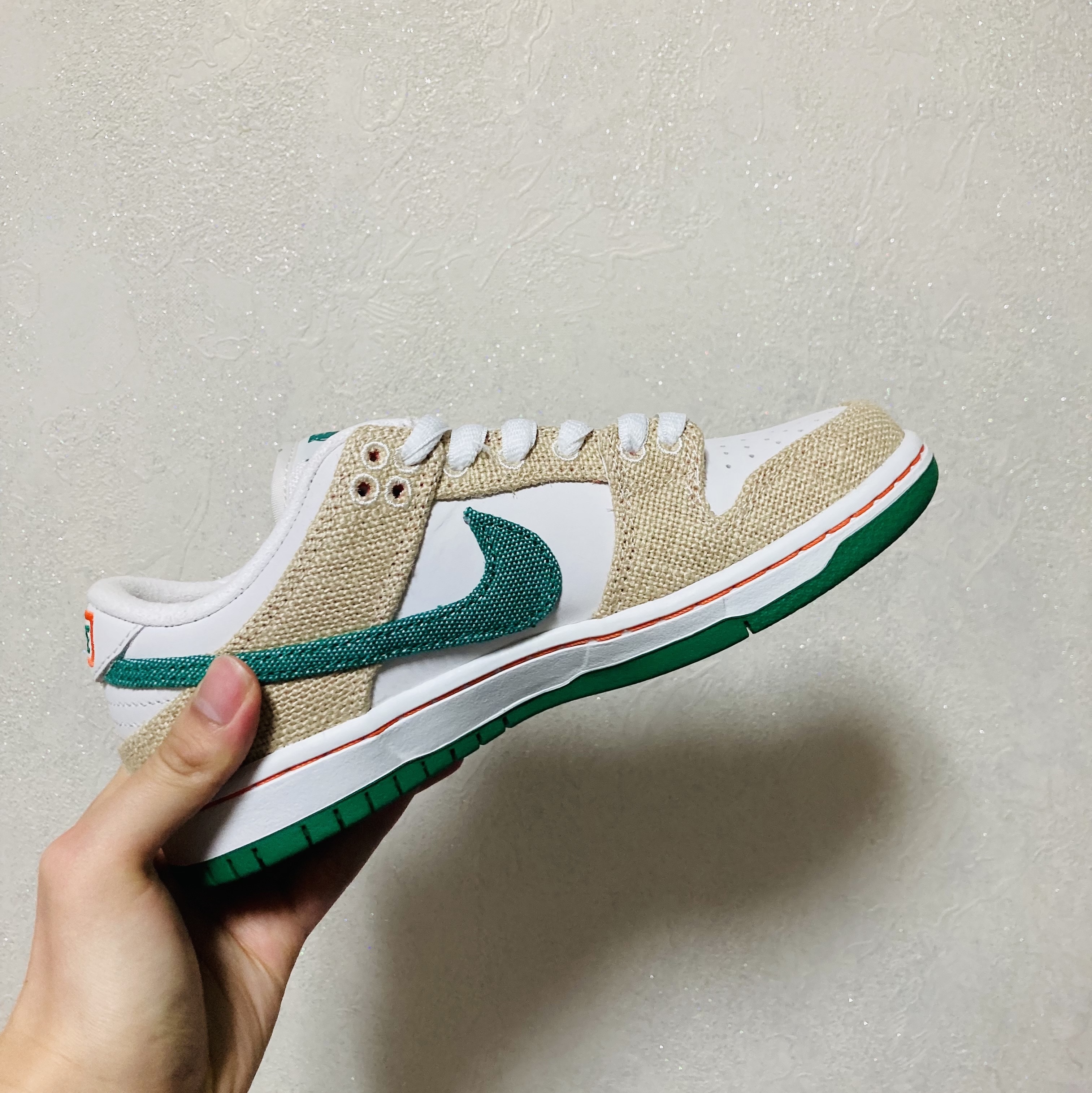 Nike x Jarritos SB Dunk Low Phantom and Malachite 착용 스타일 - 1