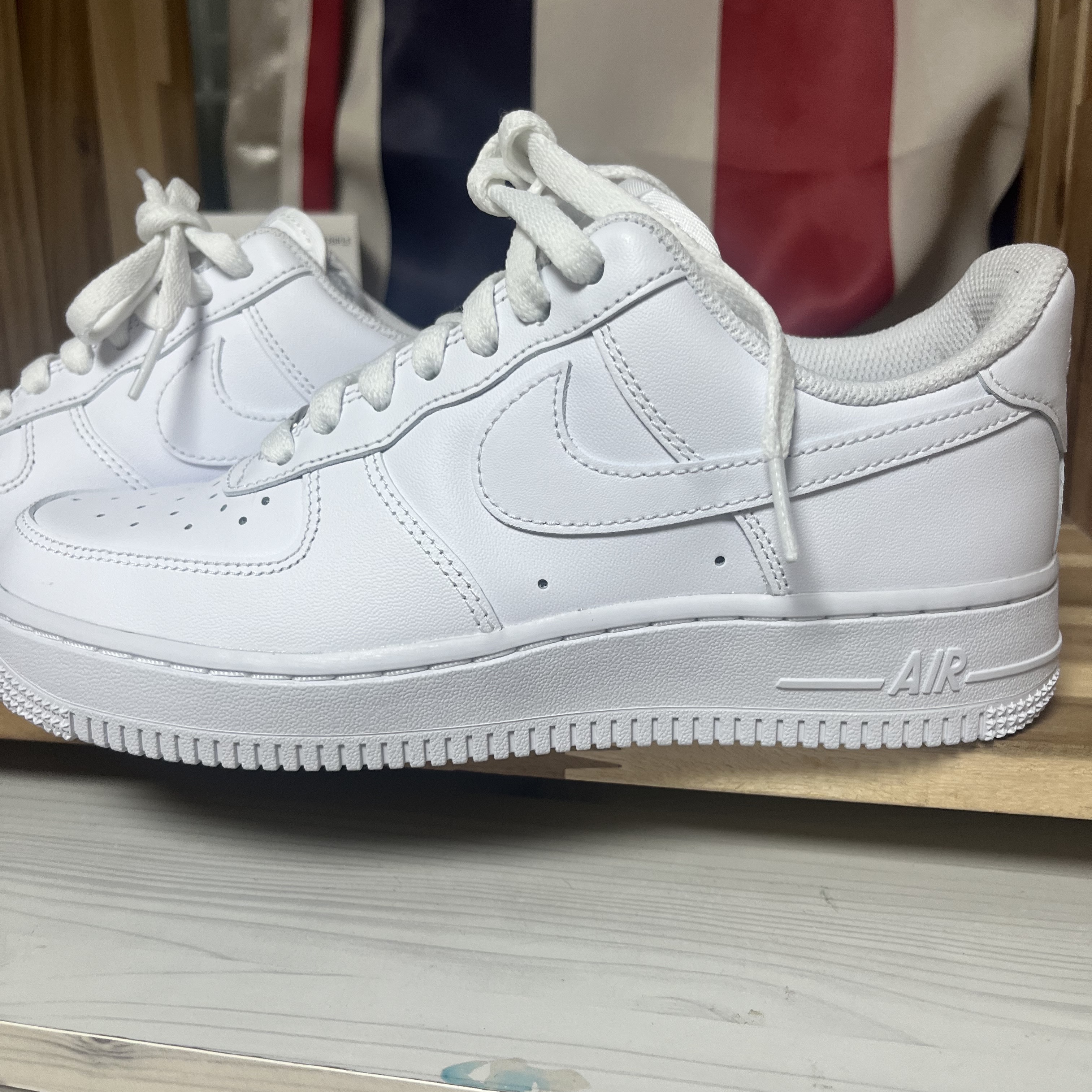 (W) Nike Air Force 1 '07 Low White 착용 스타일