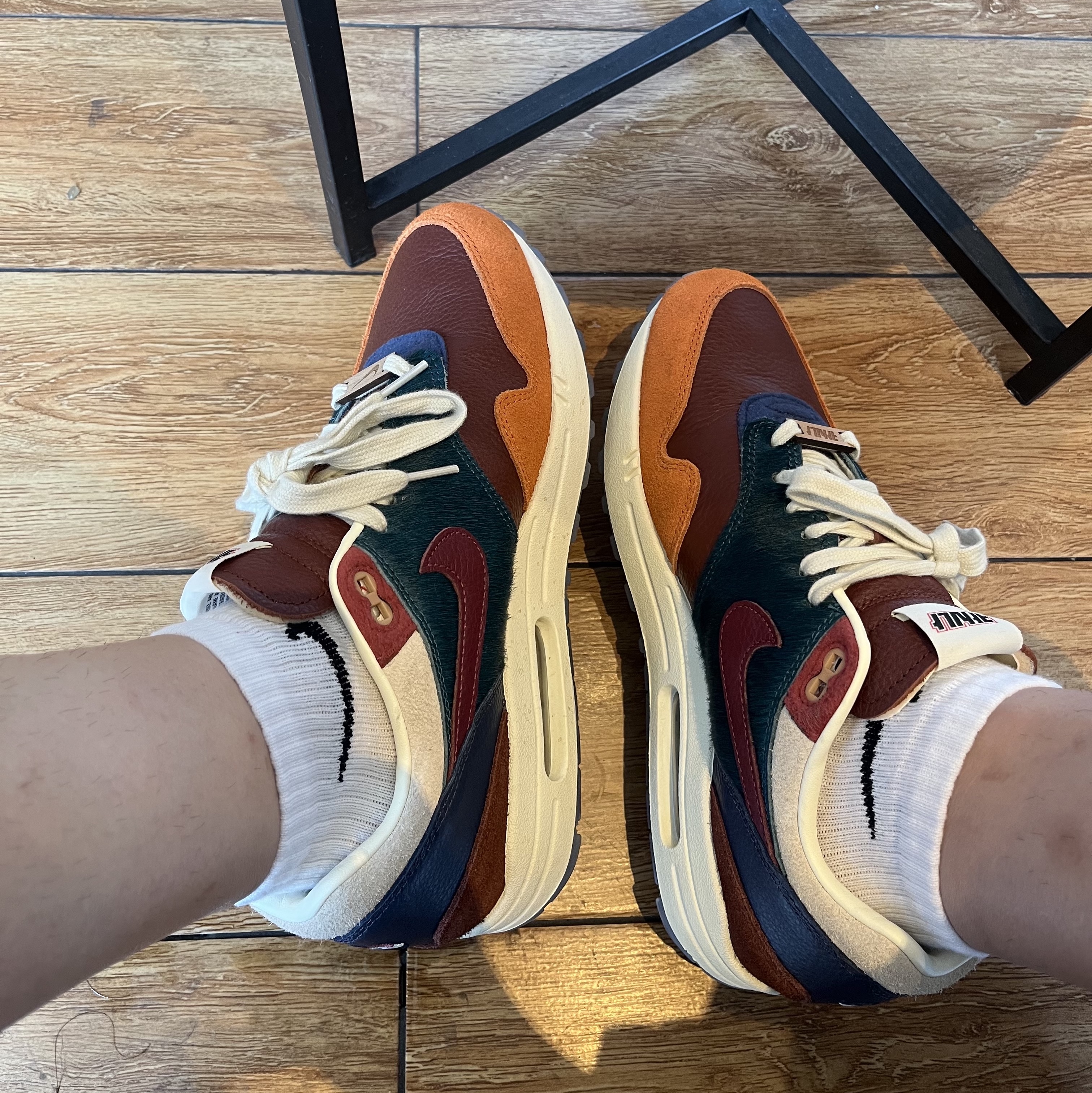Nike x Kasina Air Max 1 SP Won-Ang Orange, Nike x Kasina Air Max 1 SP Won-Ang Orange (With Special Gift) 착용 스타일