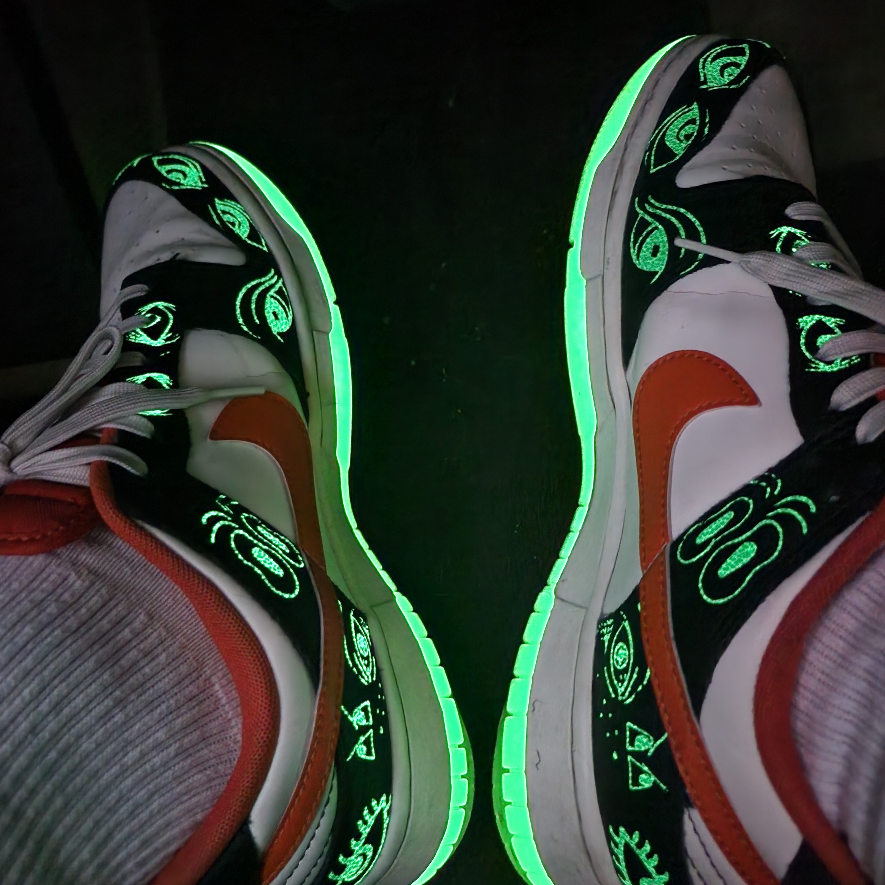 Nike Dunk Low Retro PRM Halloween 착용 스타일