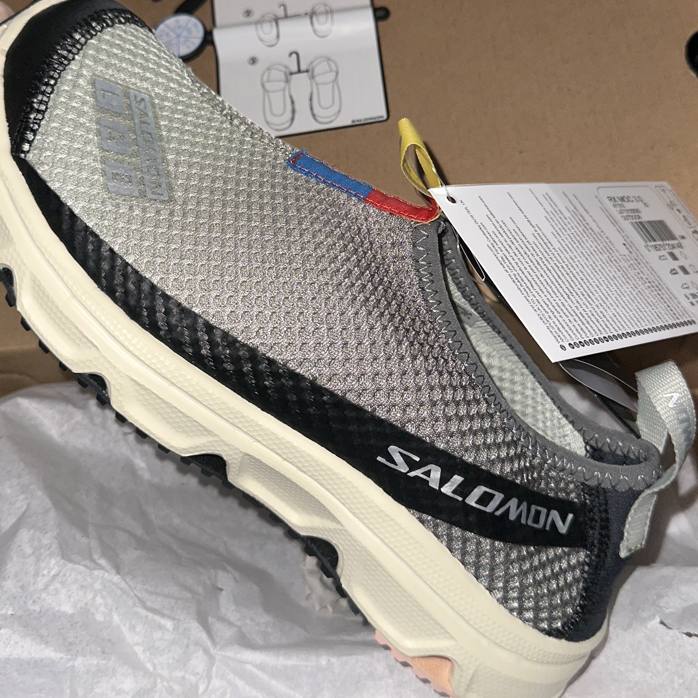 Salomon RX Moc 3.0 Pewter Desert 착용 스타일