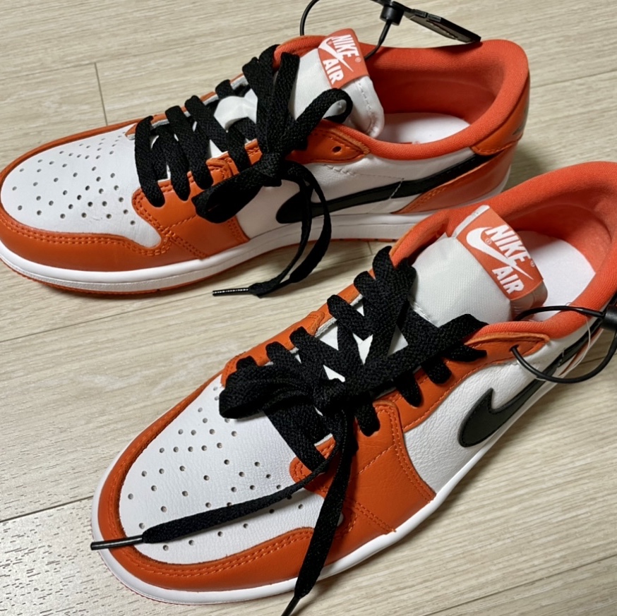 (W) Jordan 1 Low OG Starfish 착용 스타일 - 2