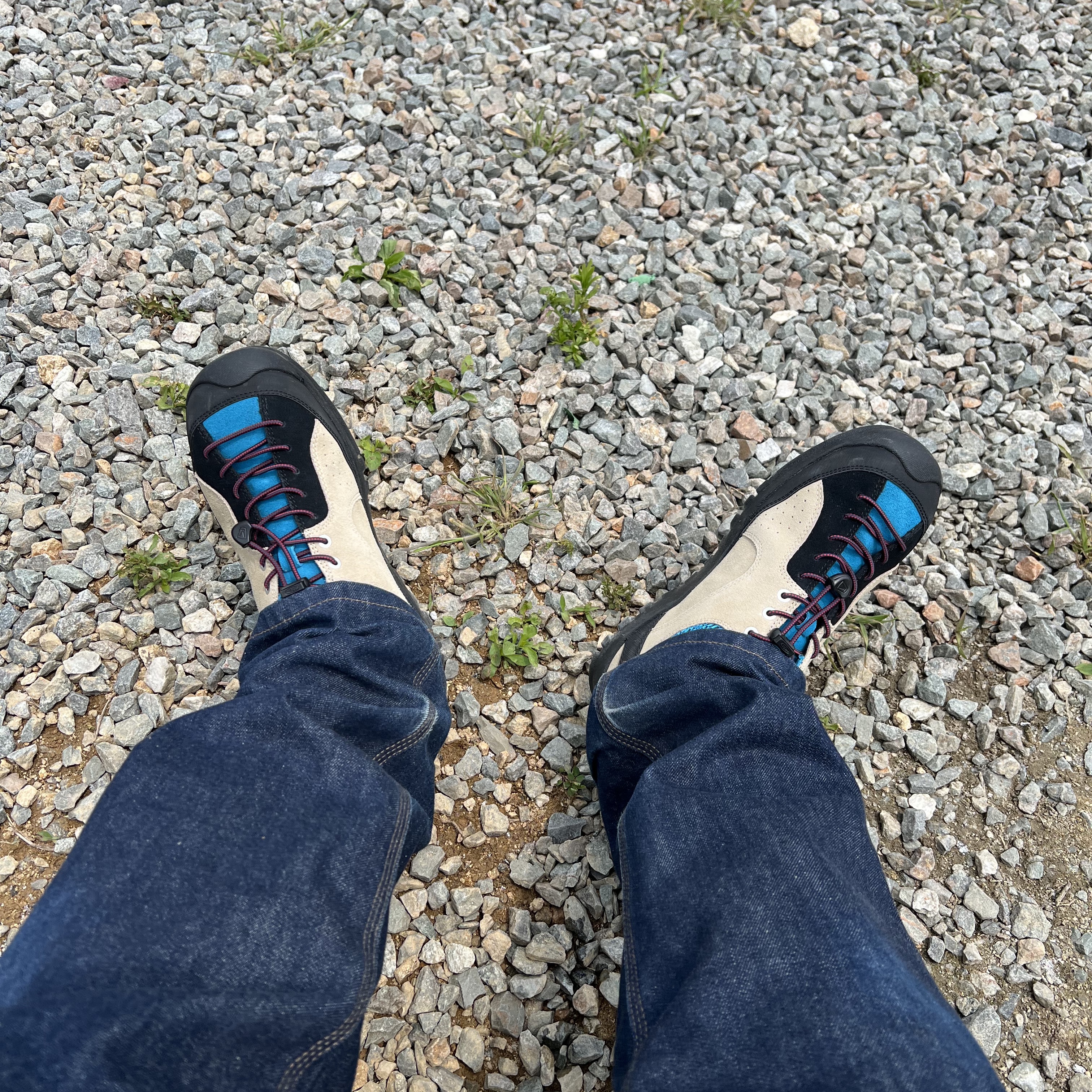 Keen Jasper Rocks SP Sneakers Beige 착용 스타일