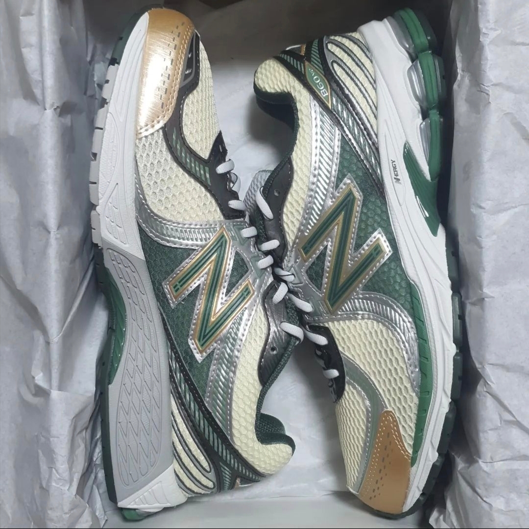 New Balance x Aime Leon Dore 860v2 Green 착용 스타일
