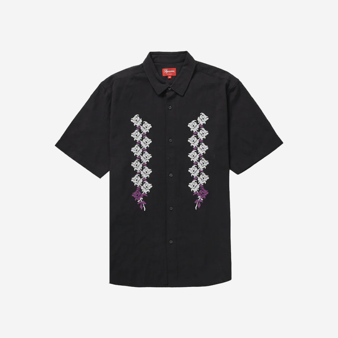 Supreme 19SS stores FlowersGuayabera Shirt