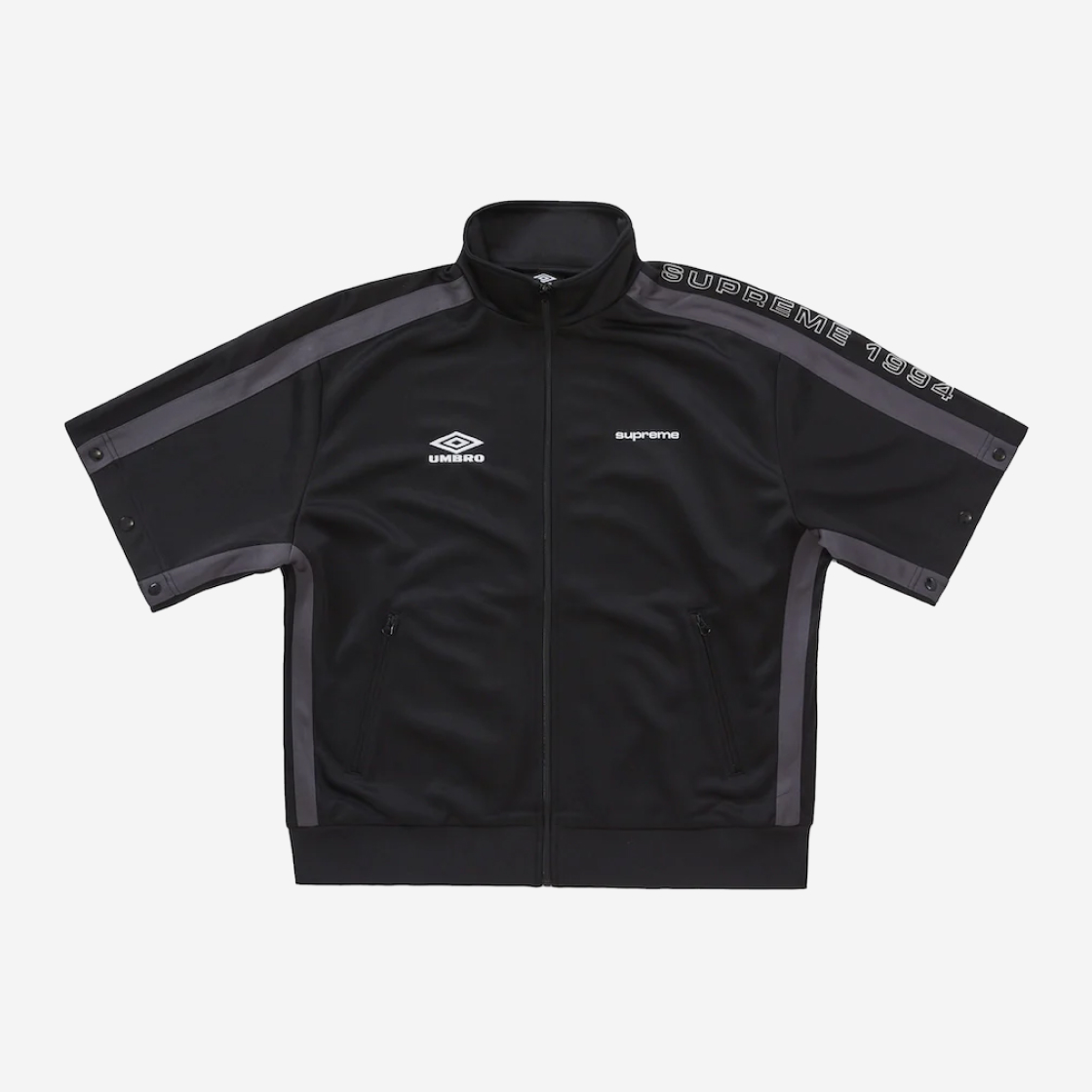 슈프림 x 엄브로 스냅 슬리브 자켓 블랙 - 23SS | Supreme | KREAM