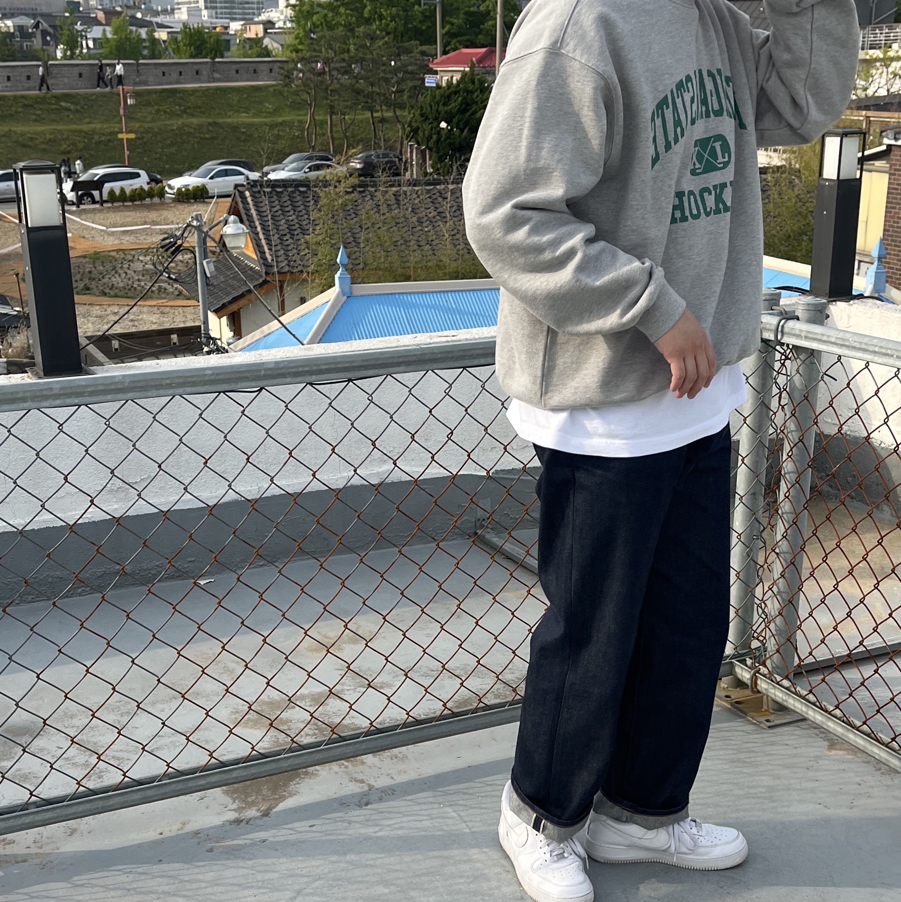 Nike Air Force 1 '07 Low White 착용 스타일