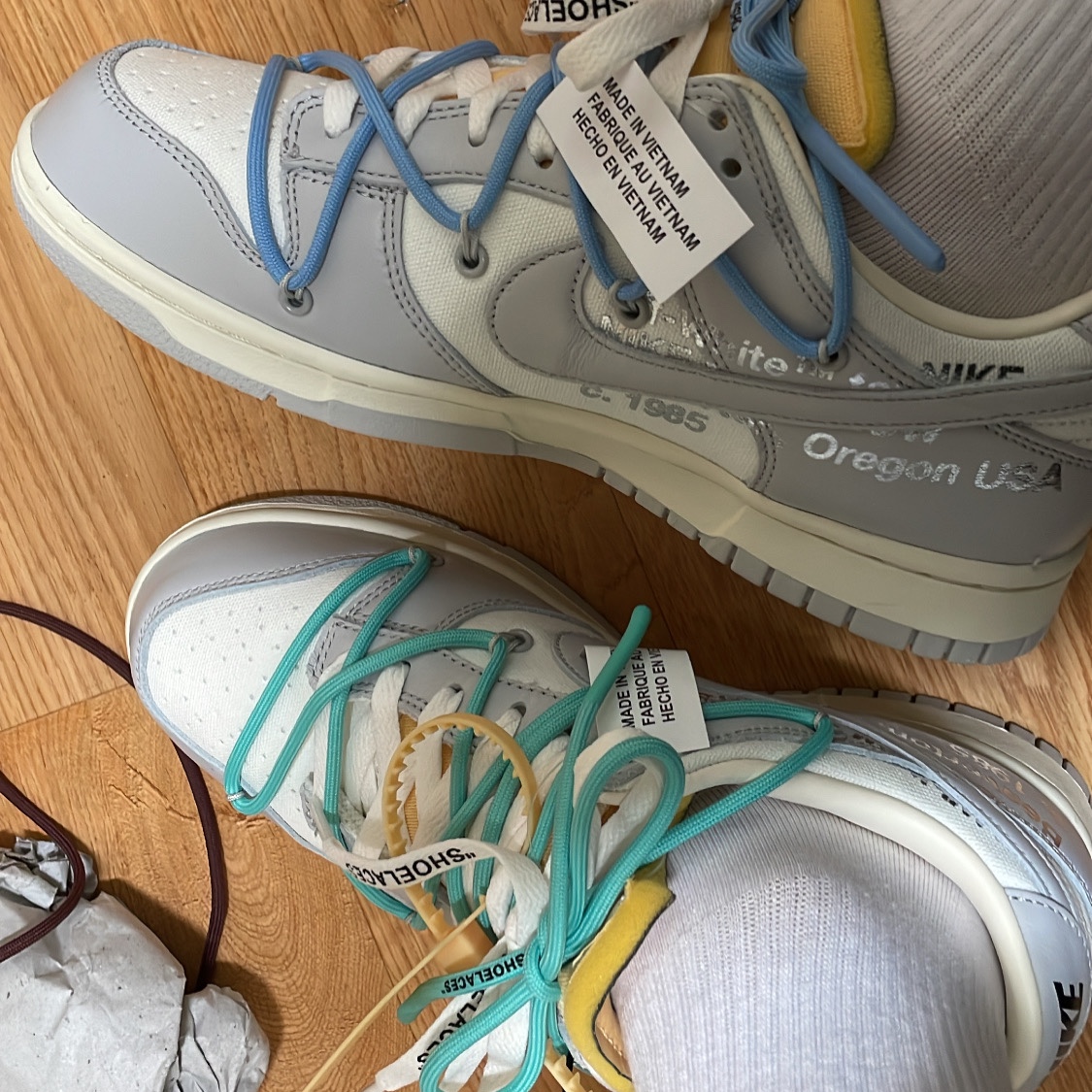 Nike x Off-White Dunk Low The 50 - Lot 46 착용 스타일